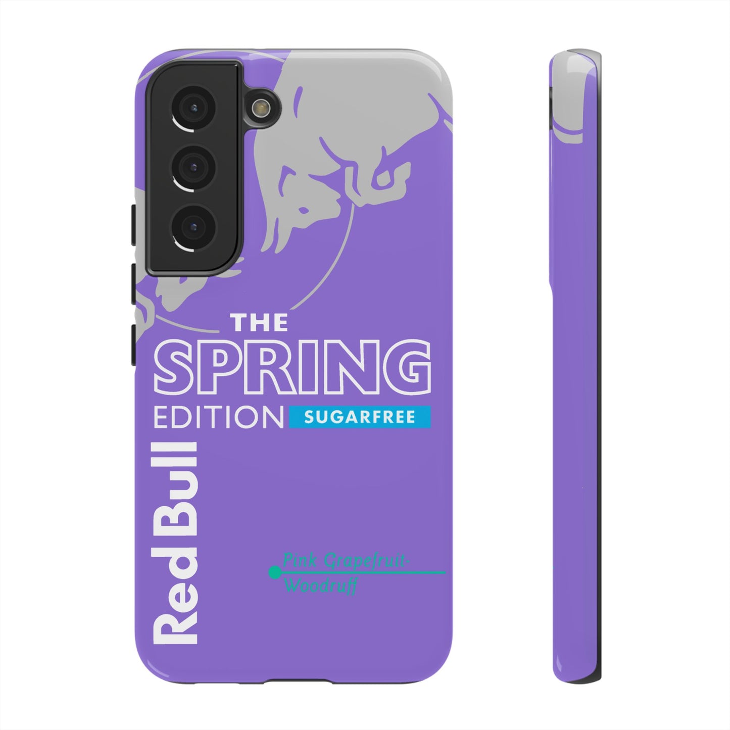 RedBull Purple Phone Case - Pink Grapefruit for Google Pixel and Samsung Cover