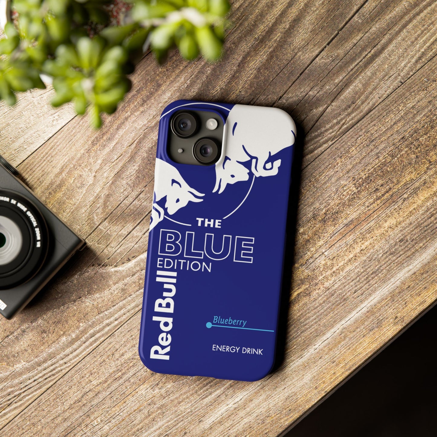 Red Bull Energy Drink iPhone Case - Blue Edition