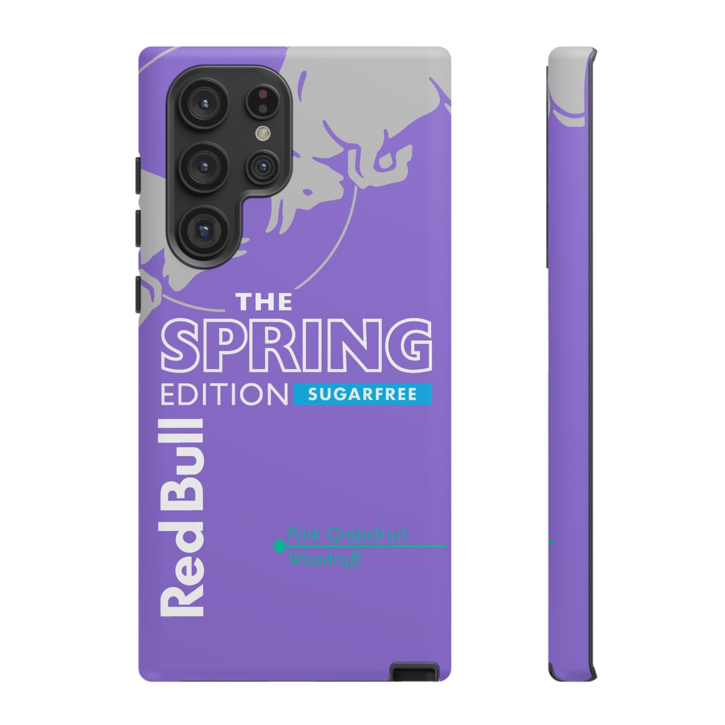 RedBull Purple Phone Case - Pink Grapefruit for Google Pixel and Samsung Cover