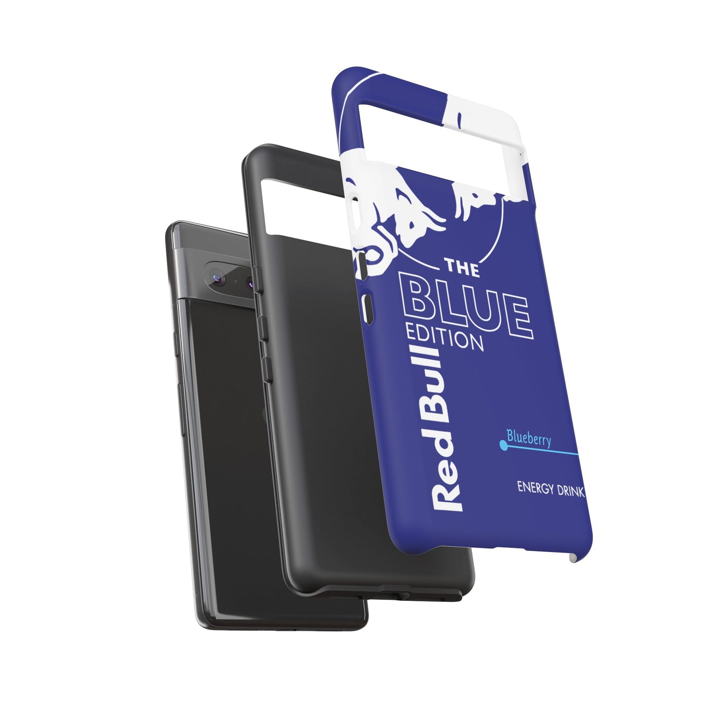 RedBull Blue Edition Blueberry Samsung Phone Cover & Google Pixel Phone Case