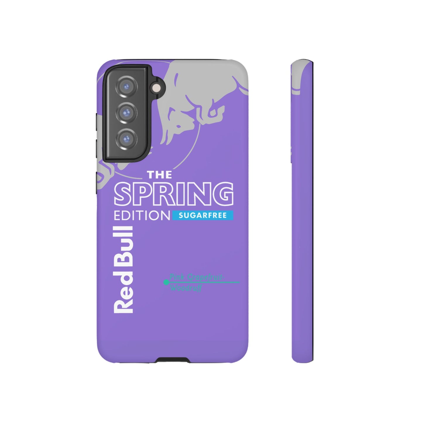 RedBull Purple Phone Case - Pink Grapefruit for Google Pixel and Samsung Cover