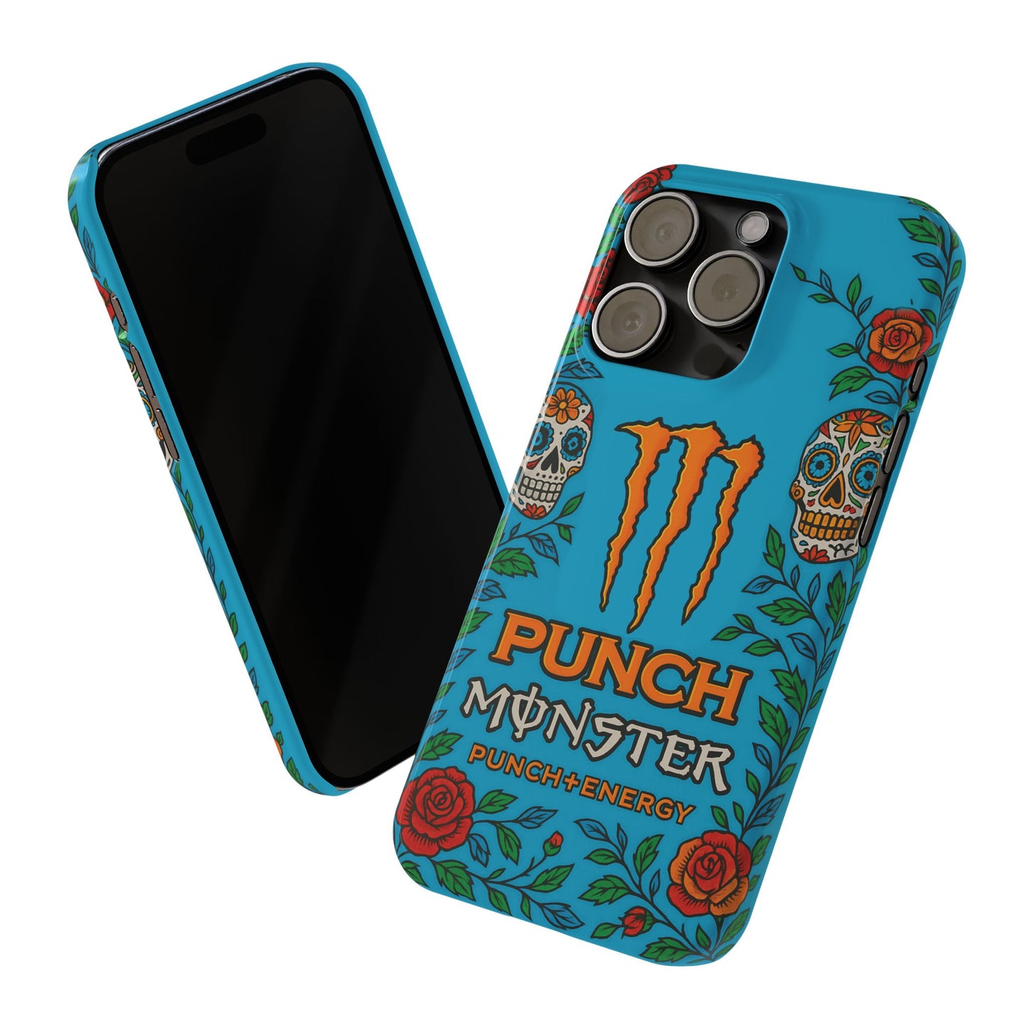 Monster Energy Mango Loco iPhone Case - Blue & Orange