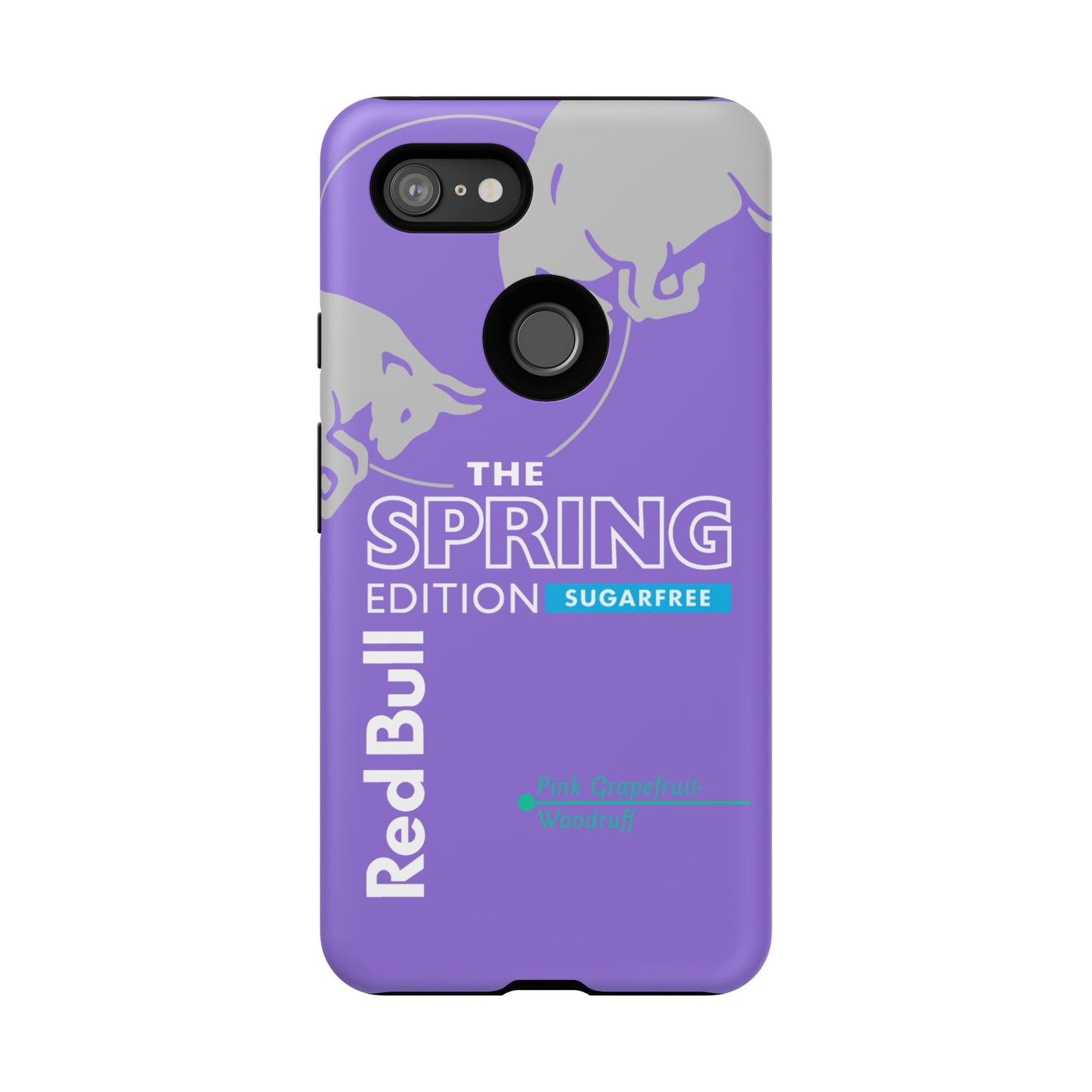 RedBull Purple Phone Case - Pink Grapefruit for Google Pixel and Samsung Cover