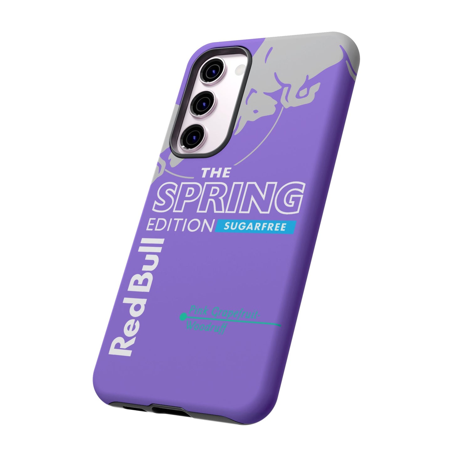 RedBull Purple Phone Case - Pink Grapefruit for Google Pixel and Samsung Cover