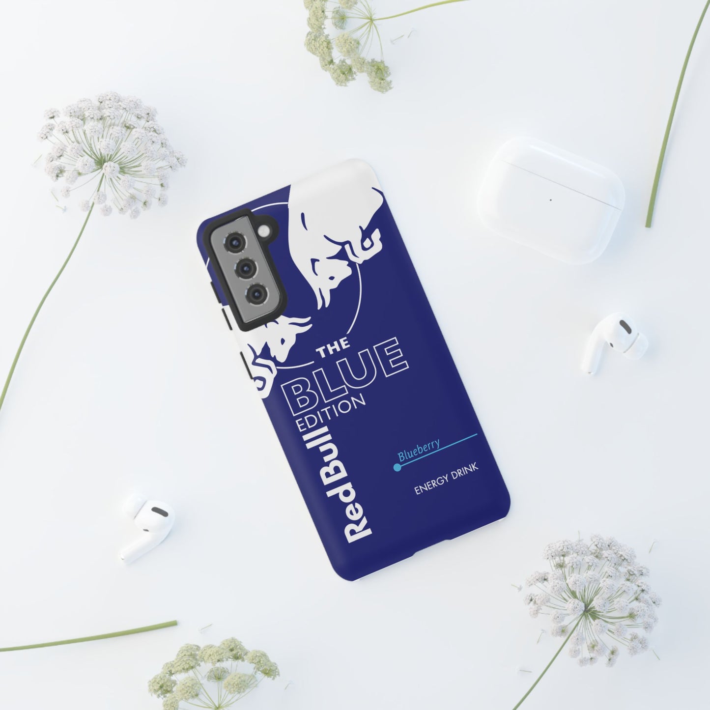 RedBull Blue Edition Blueberry Samsung Phone Cover & Google Pixel Phone Case