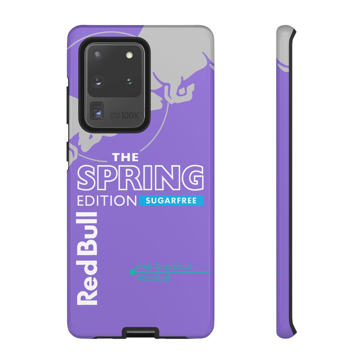 RedBull Purple Phone Case - Pink Grapefruit for Google Pixel and Samsung Cover