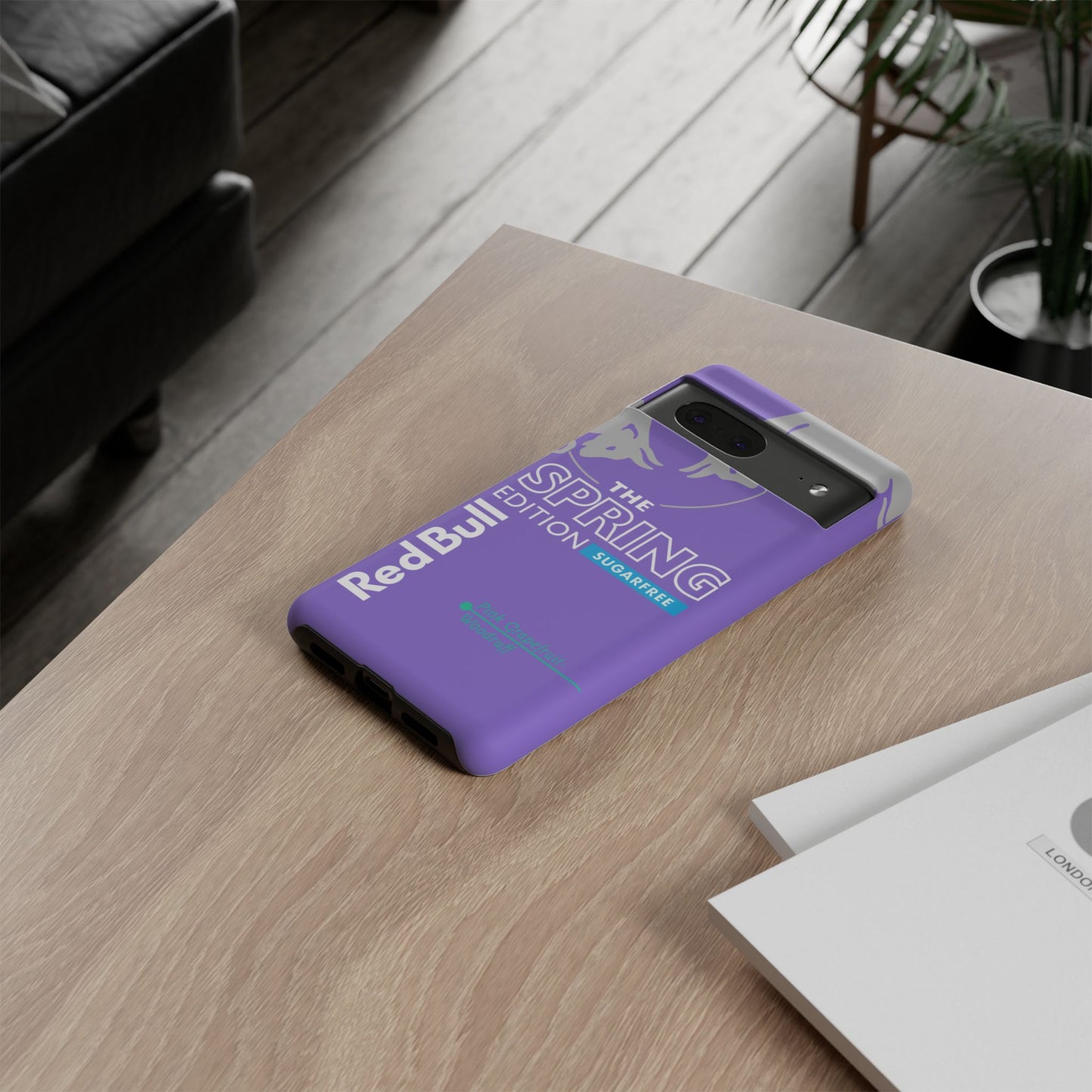 RedBull Purple Phone Case - Pink Grapefruit for Google Pixel and Samsung Cover