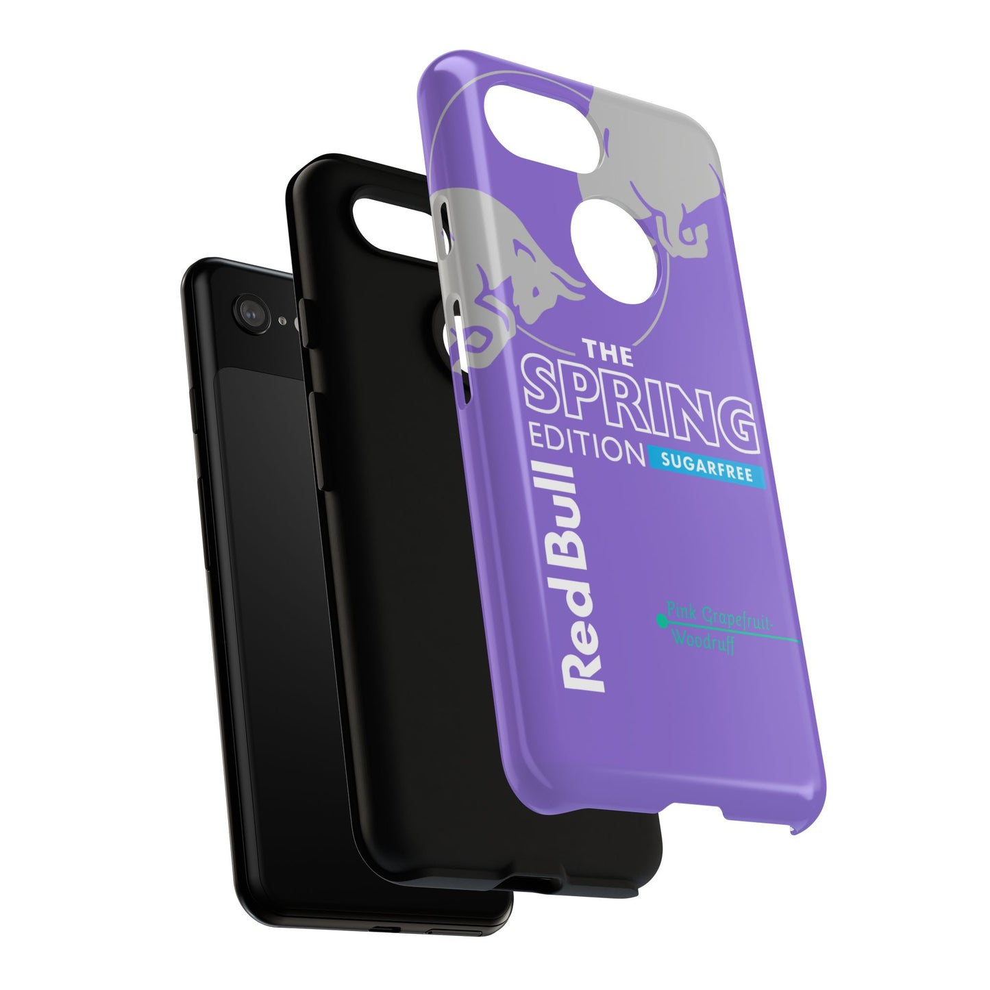 RedBull Purple Phone Case - Pink Grapefruit for Google Pixel and Samsung Cover