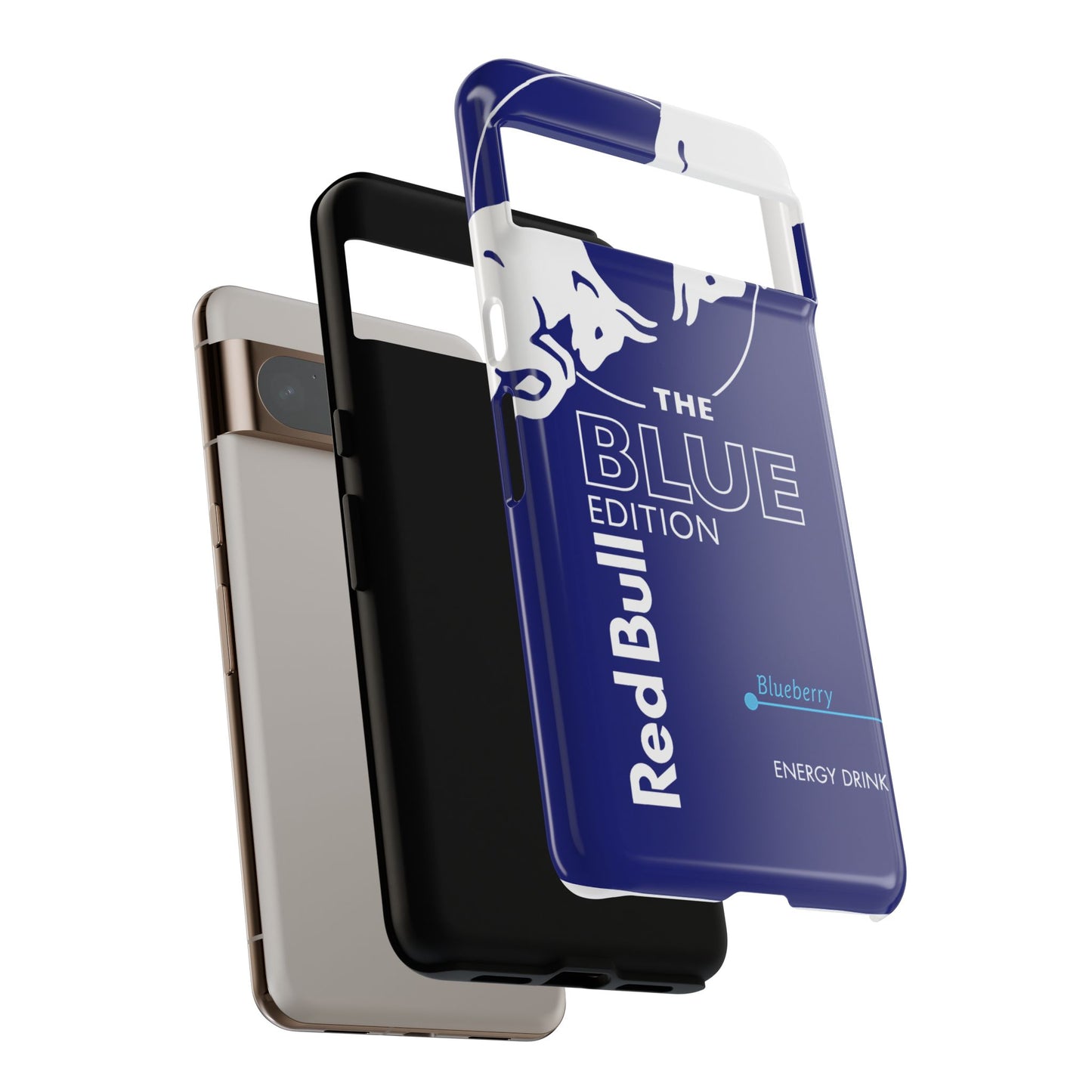 RedBull Blue Edition Blueberry Samsung Phone Cover & Google Pixel Phone Case