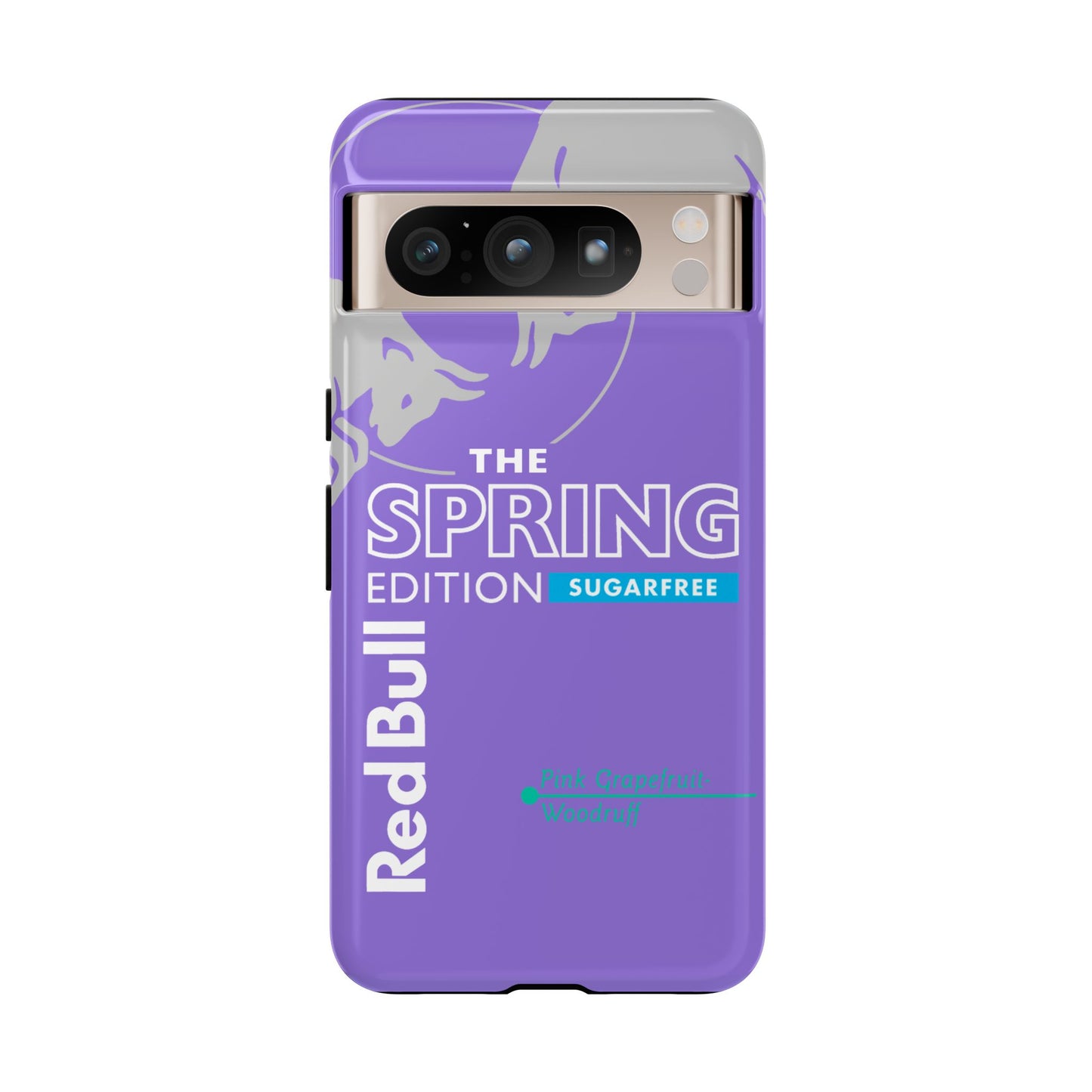 RedBull Purple Phone Case - Pink Grapefruit for Google Pixel and Samsung Cover