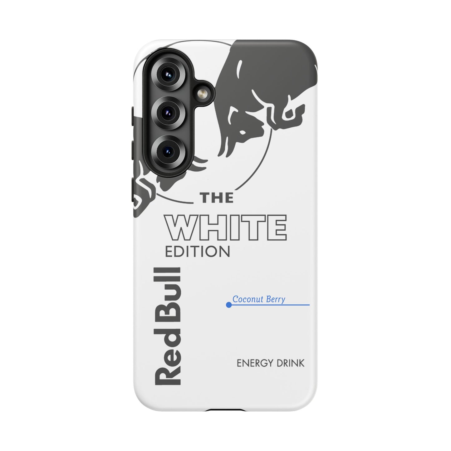 Red Bull White Edition Coconut Berry Samsung Phone Cover & Google Pixel Phone Case