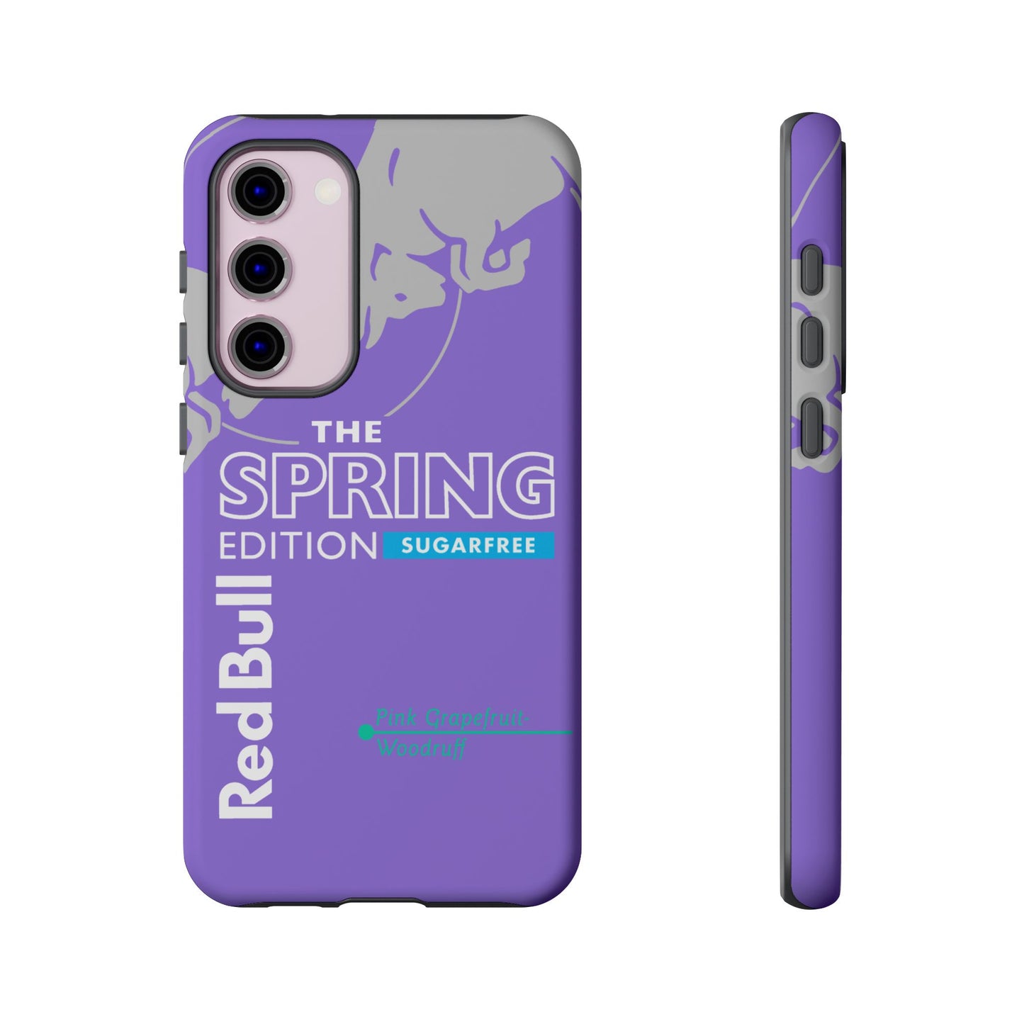 RedBull Purple Phone Case - Pink Grapefruit for Google Pixel and Samsung Cover