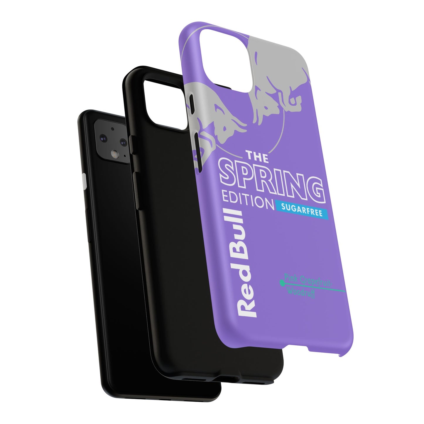 RedBull Purple Phone Case - Pink Grapefruit for Google Pixel and Samsung Cover