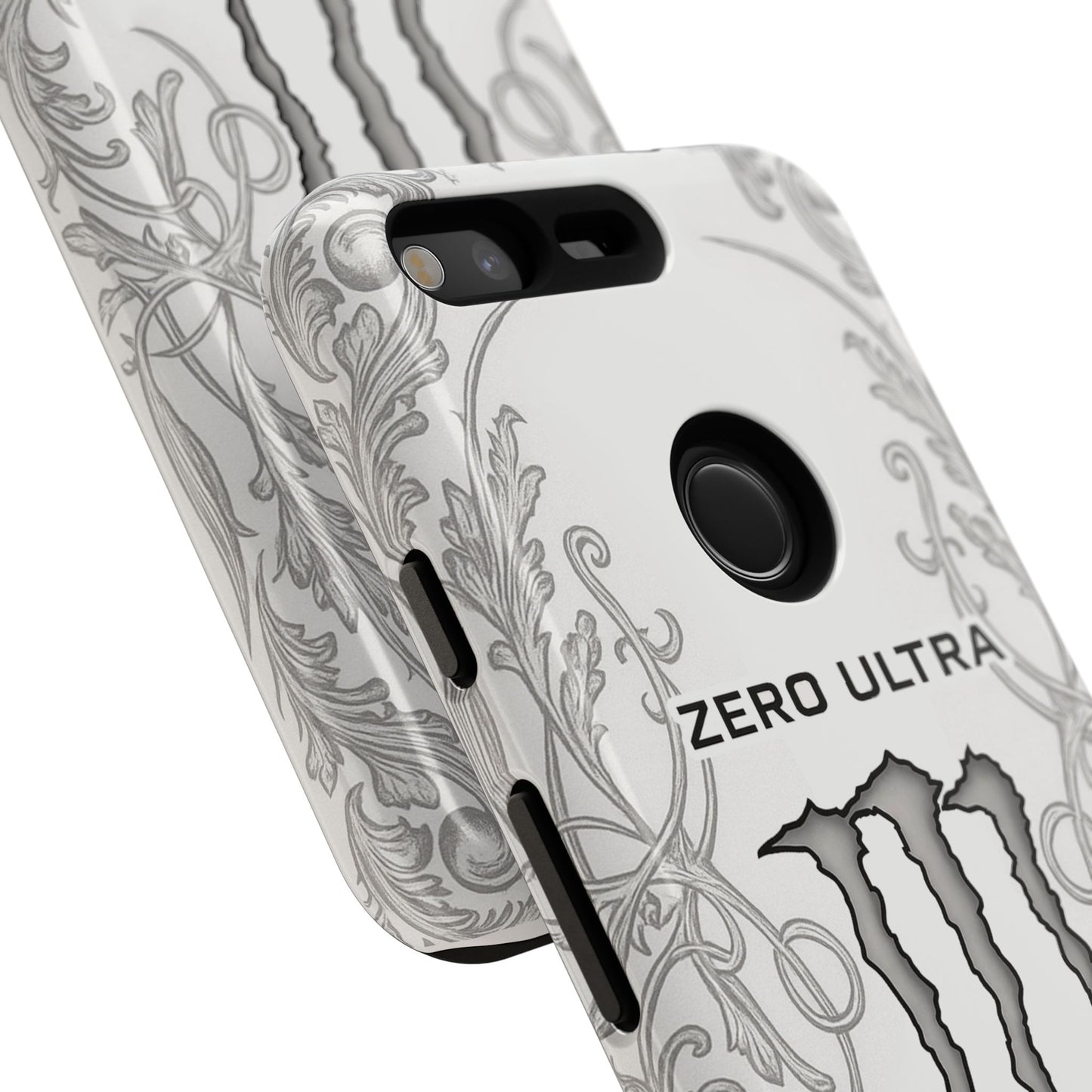 Monster White Ultra Energy Phone Case – For Samsung Galaxy & Google Pixel