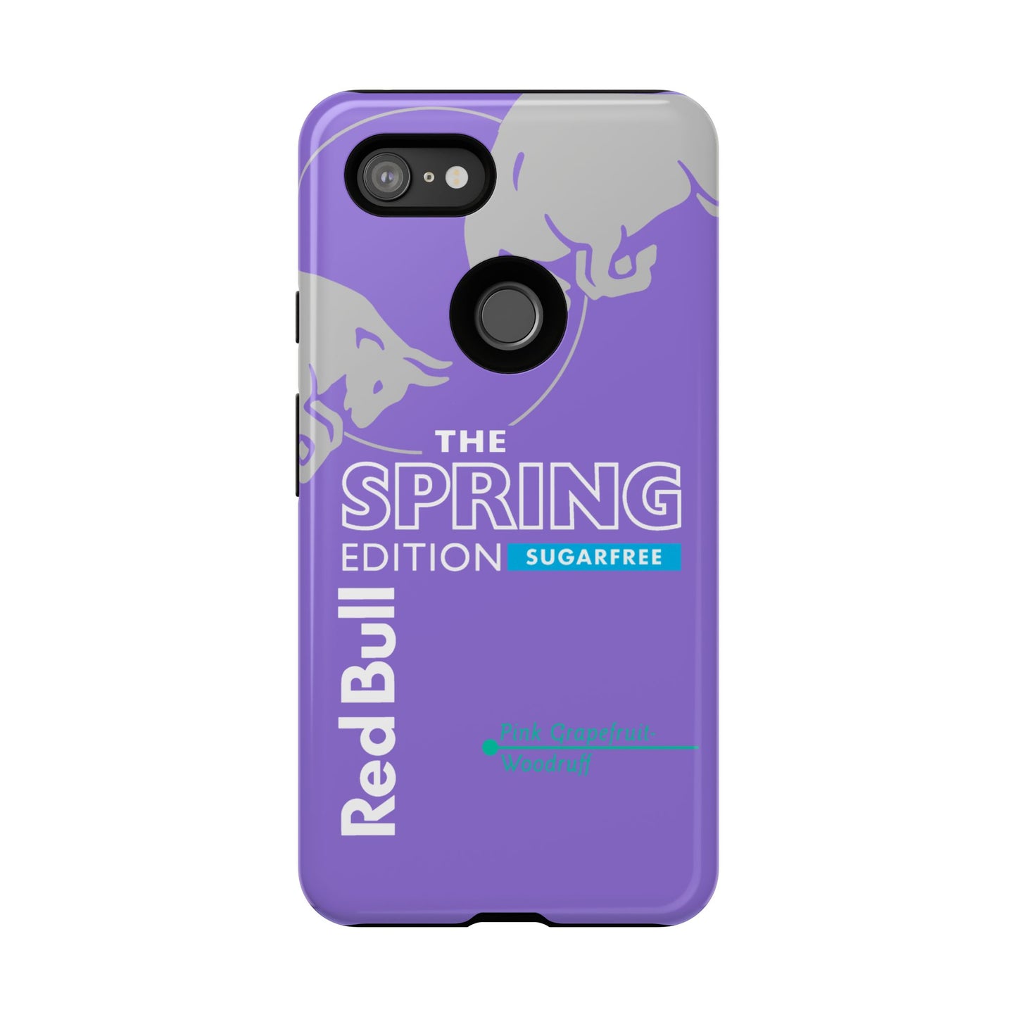 RedBull Purple Phone Case - Pink Grapefruit for Google Pixel and Samsung Cover