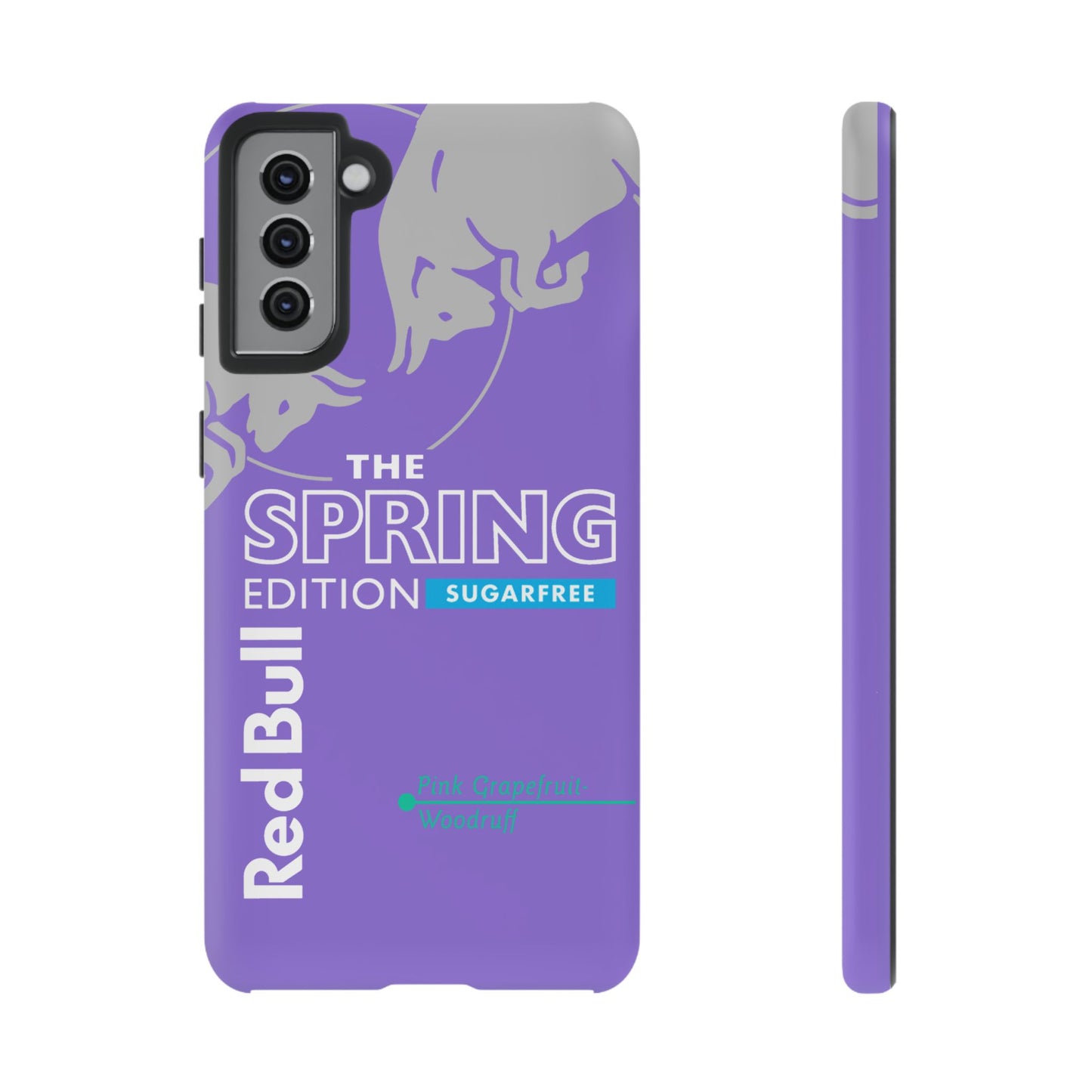 RedBull Purple Phone Case - Pink Grapefruit for Google Pixel and Samsung Cover