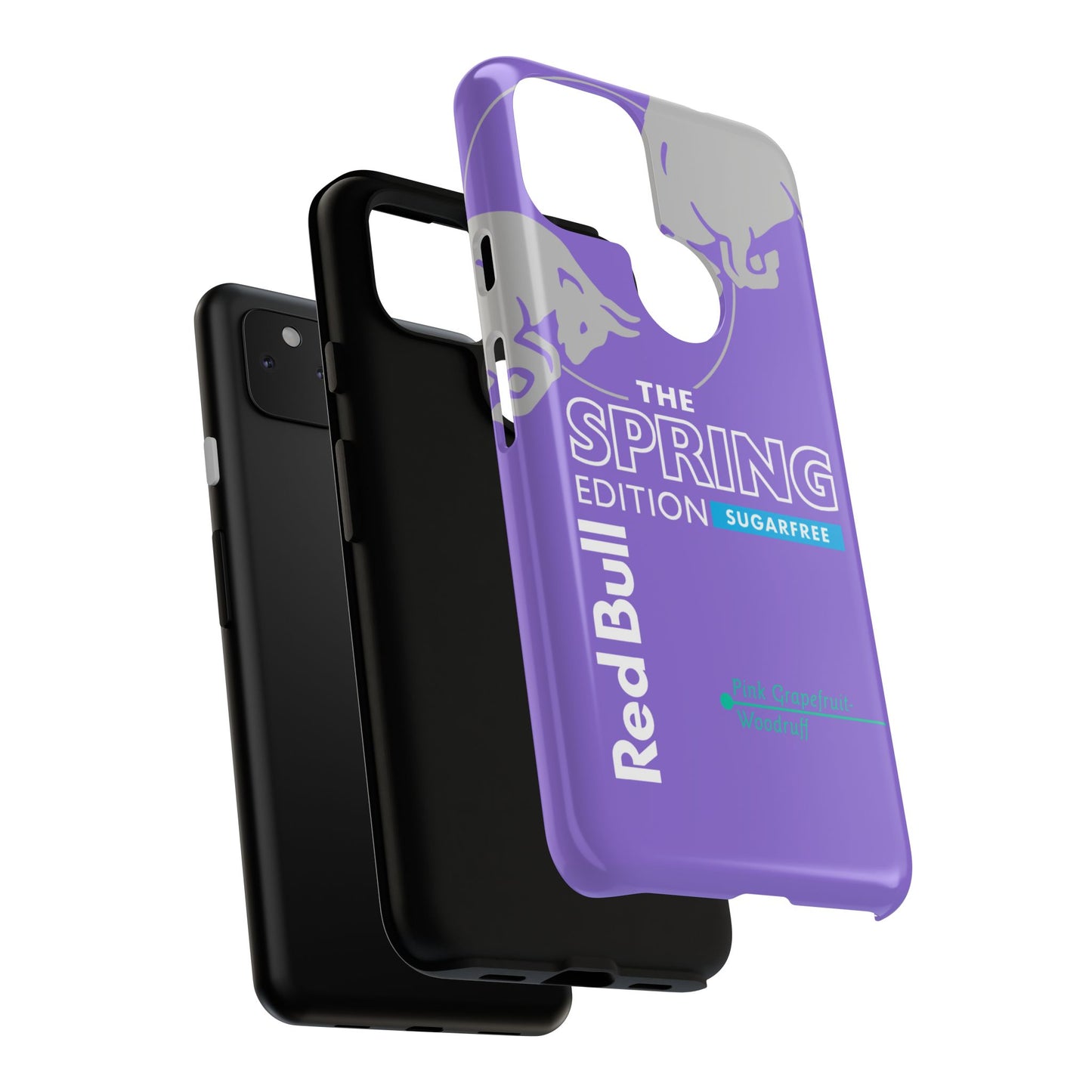 RedBull Purple Phone Case - Pink Grapefruit for Google Pixel and Samsung Cover
