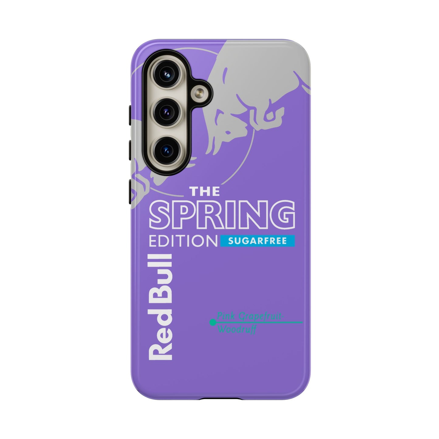 RedBull Purple Phone Case - Pink Grapefruit for Google Pixel and Samsung Cover