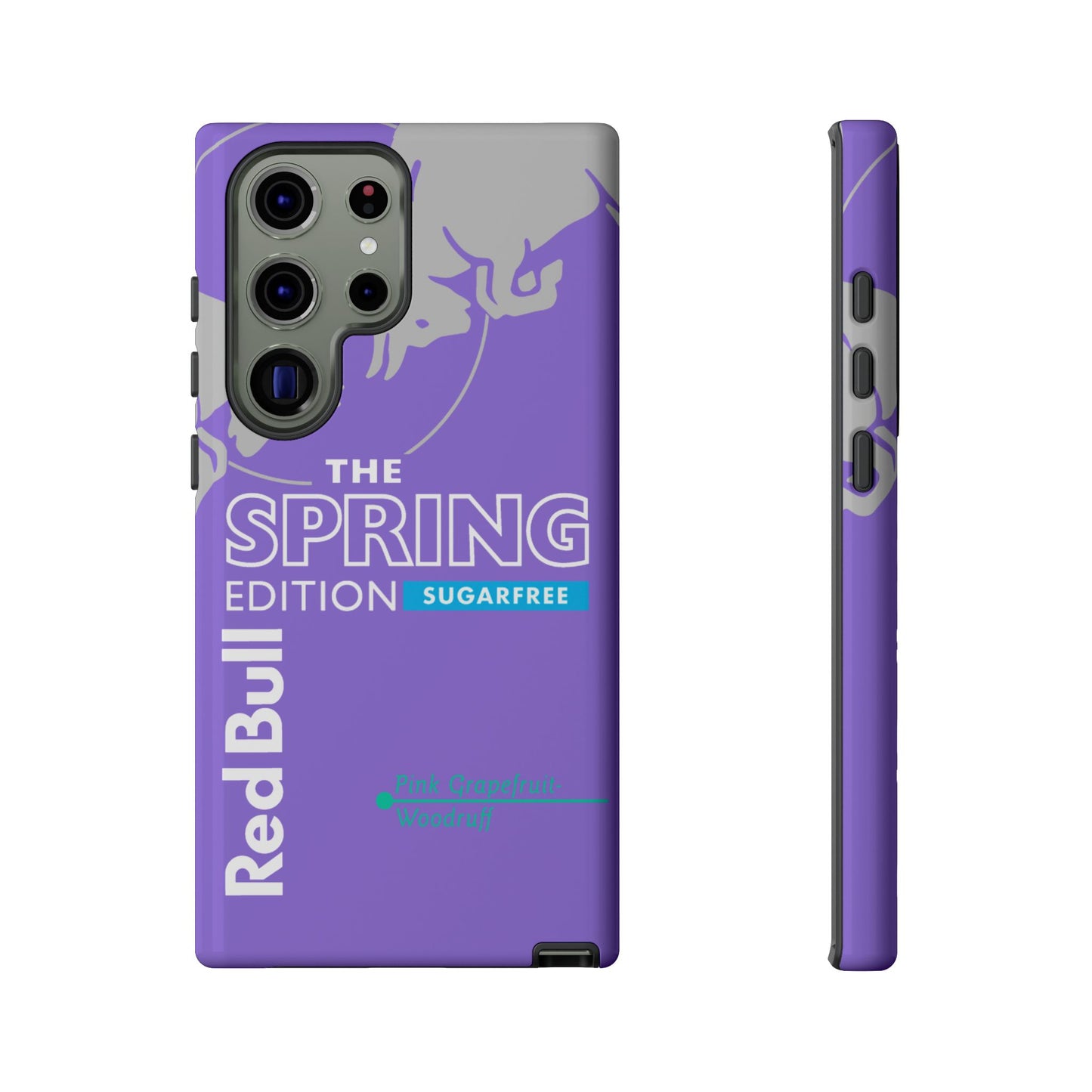 RedBull Purple Phone Case - Pink Grapefruit for Google Pixel and Samsung Cover
