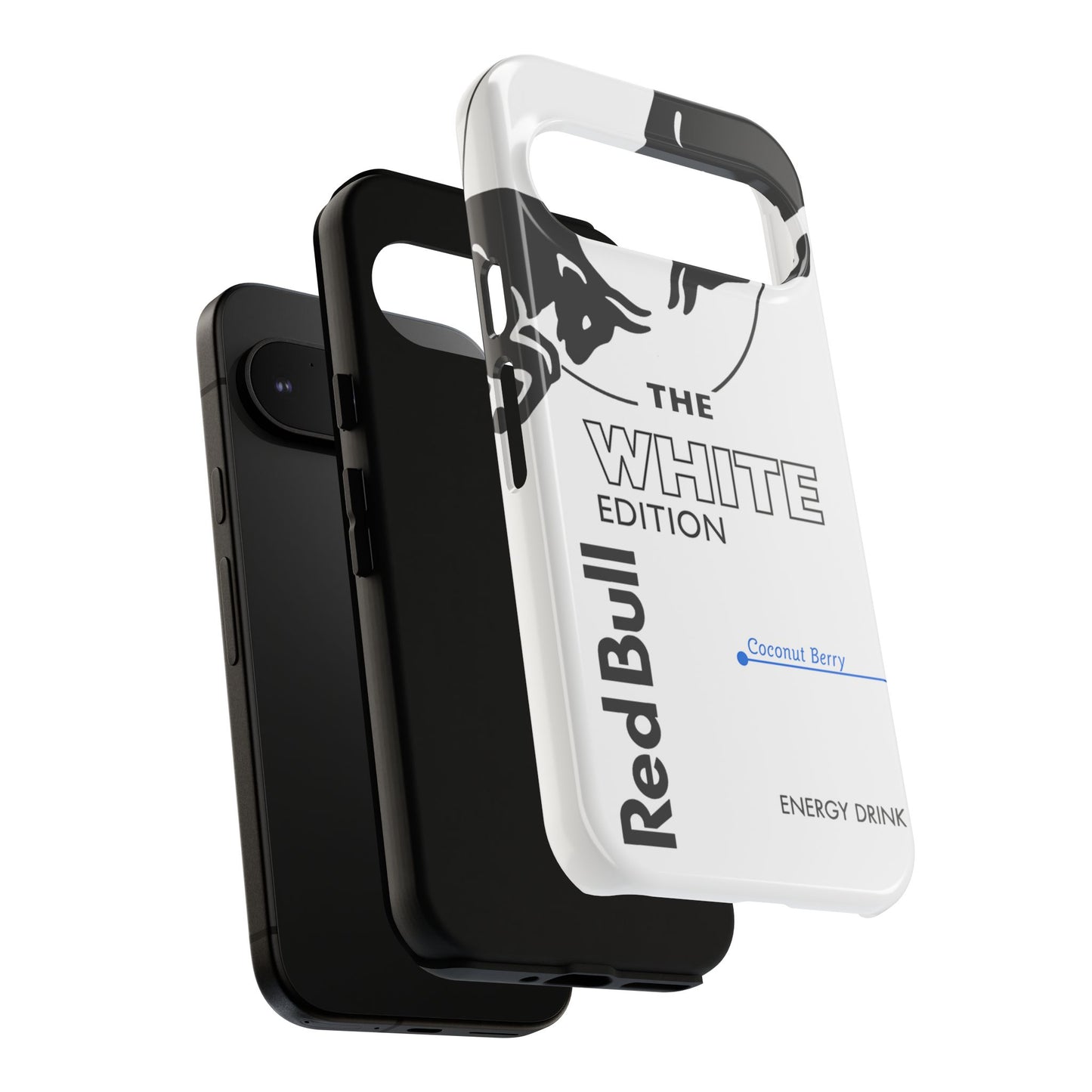 Red Bull White Edition Coconut Berry Samsung Phone Cover & Google Pixel Phone Case