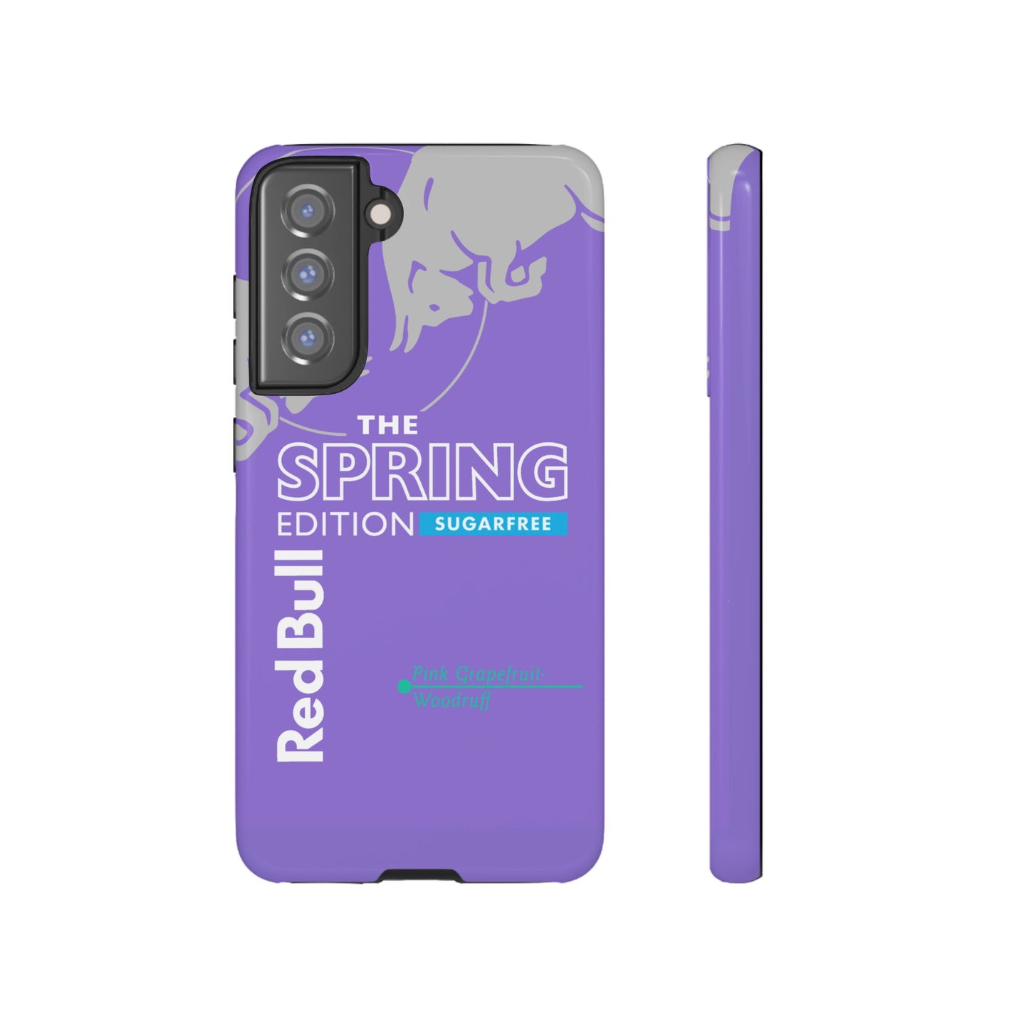 RedBull Purple Phone Case - Pink Grapefruit for Google Pixel and Samsung Cover