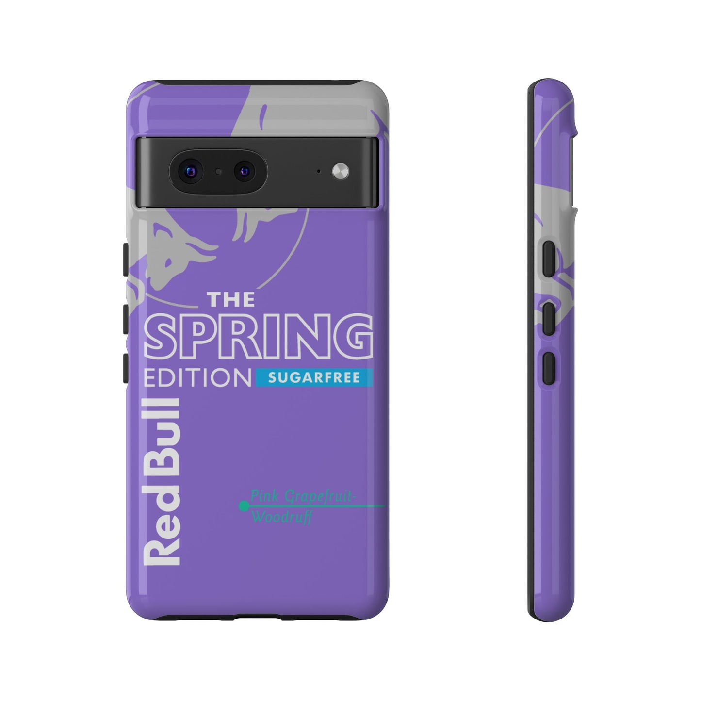 RedBull Purple Phone Case - Pink Grapefruit for Google Pixel and Samsung Cover