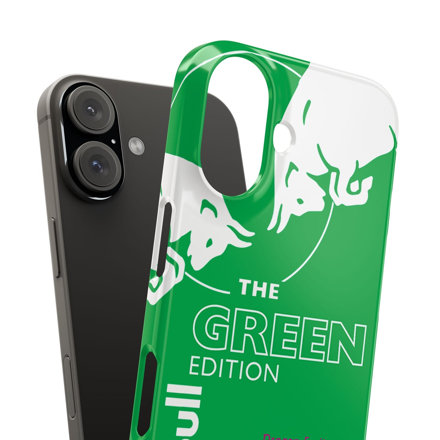 Red Bull Energy Drink iPhone Case Green Dragon Fruit Edition