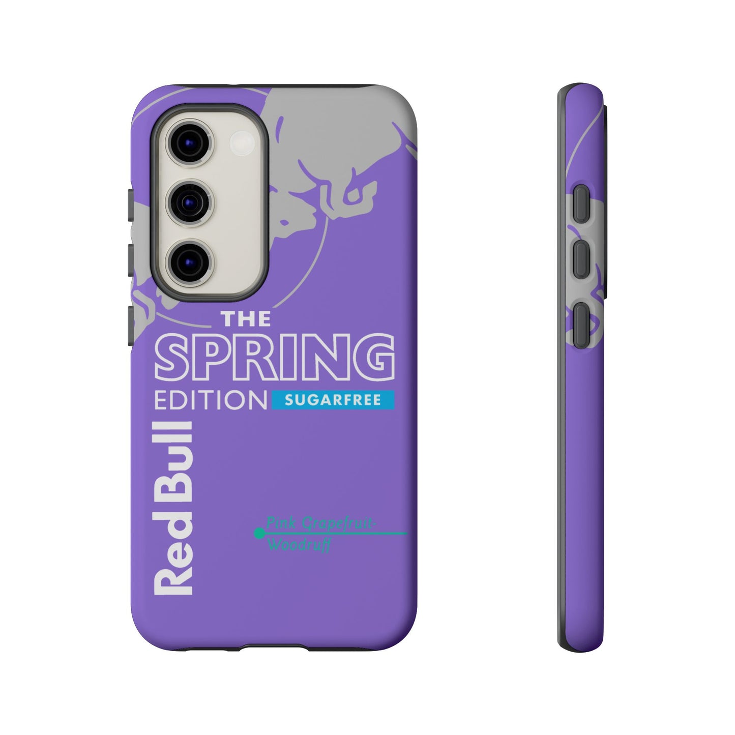 RedBull Purple Phone Case - Pink Grapefruit for Google Pixel and Samsung Cover