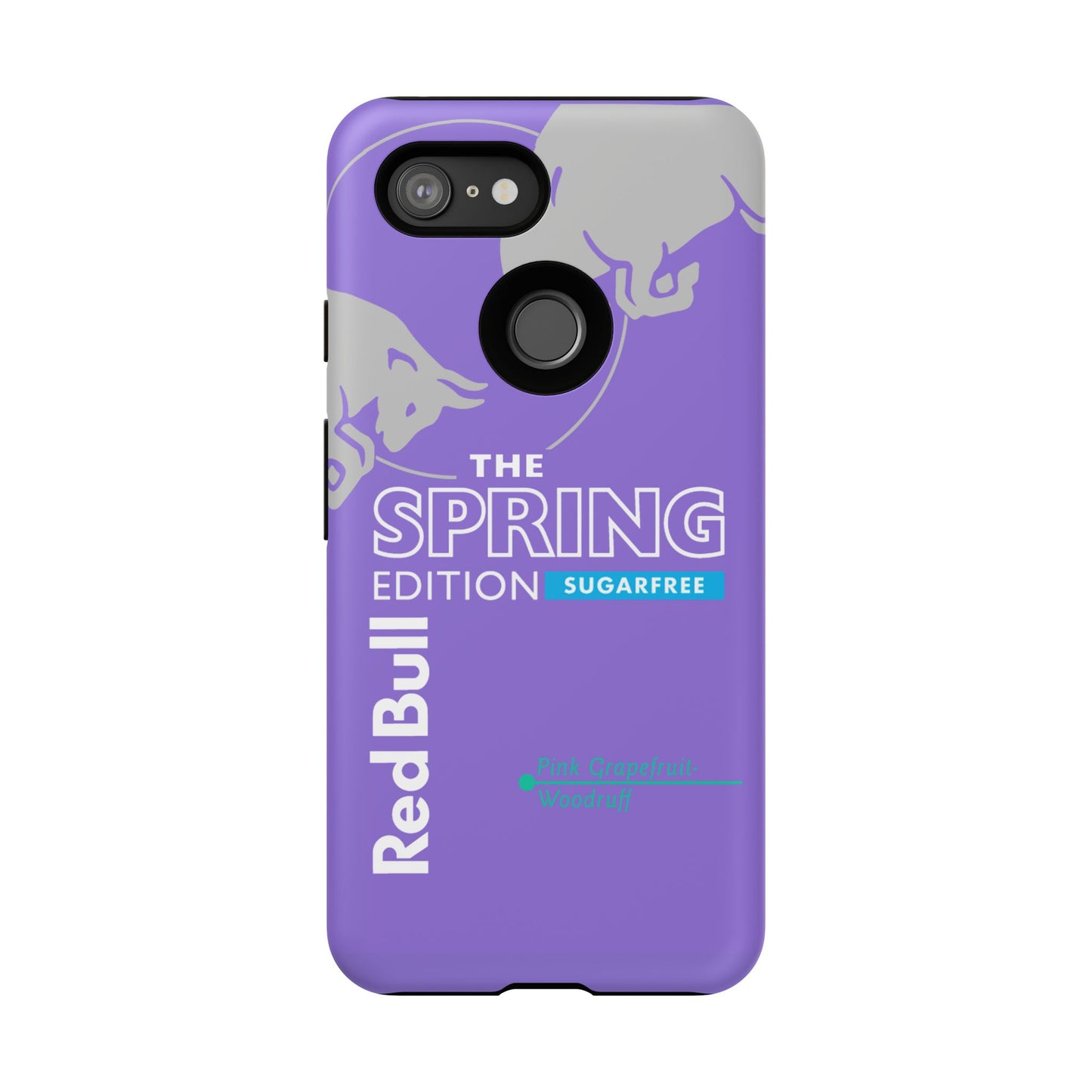 RedBull Purple Phone Case - Pink Grapefruit for Google Pixel and Samsung Cover