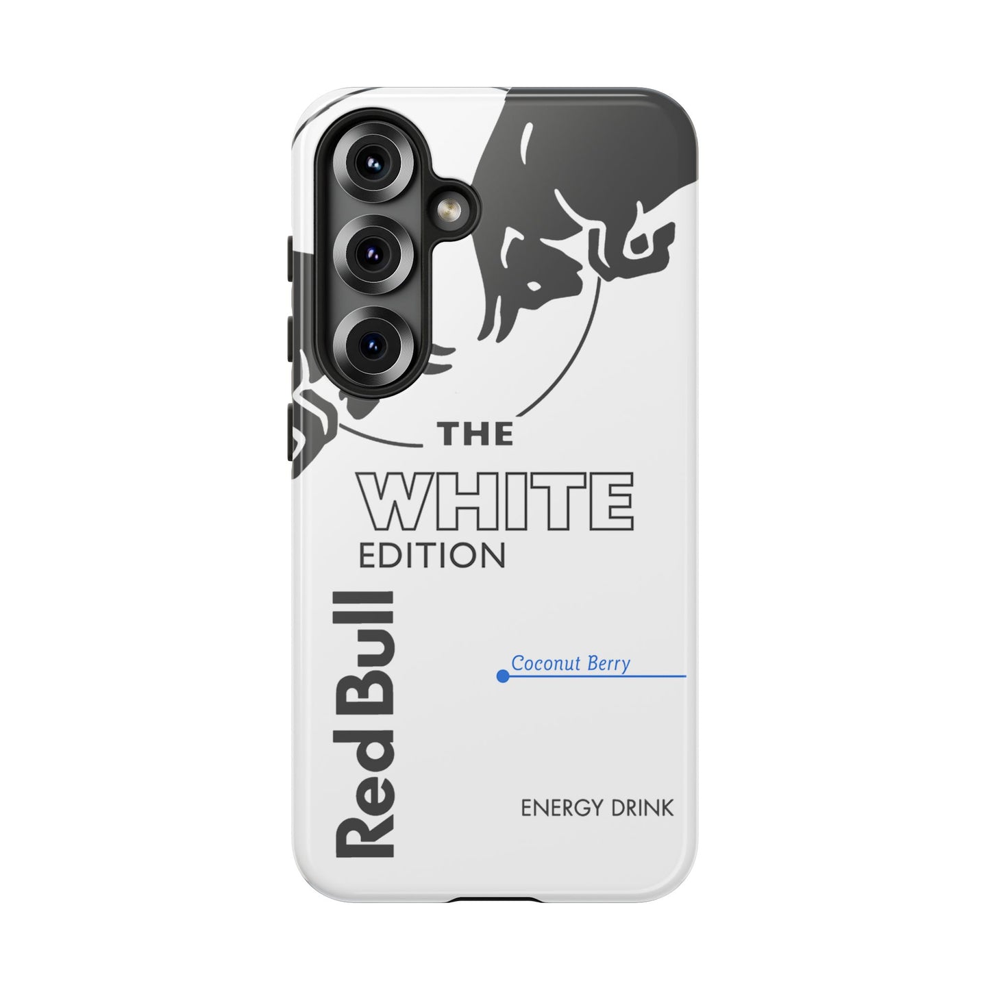 Red Bull White Edition Coconut Berry Samsung Phone Cover & Google Pixel Phone Case