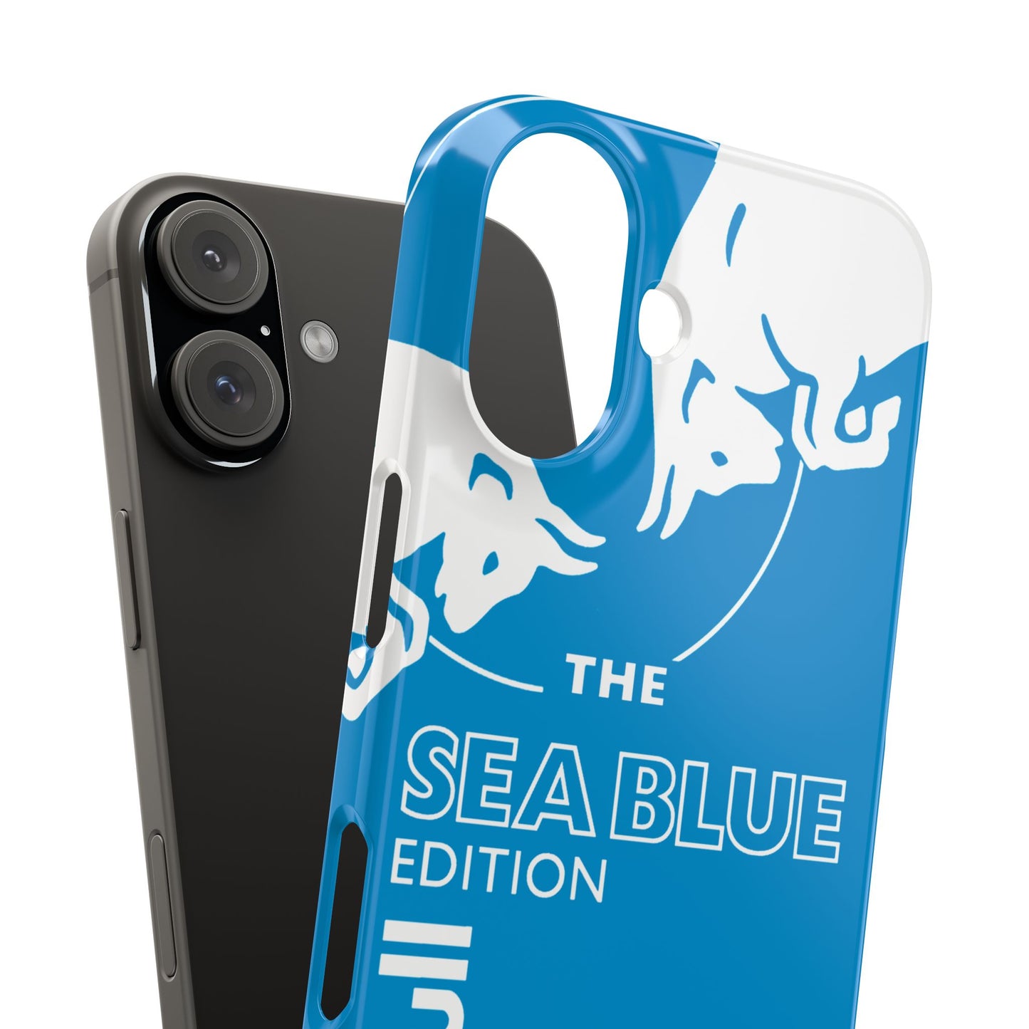 Red Bull Energy Drink iPhone Case - Sea Blue Juneberry Edition