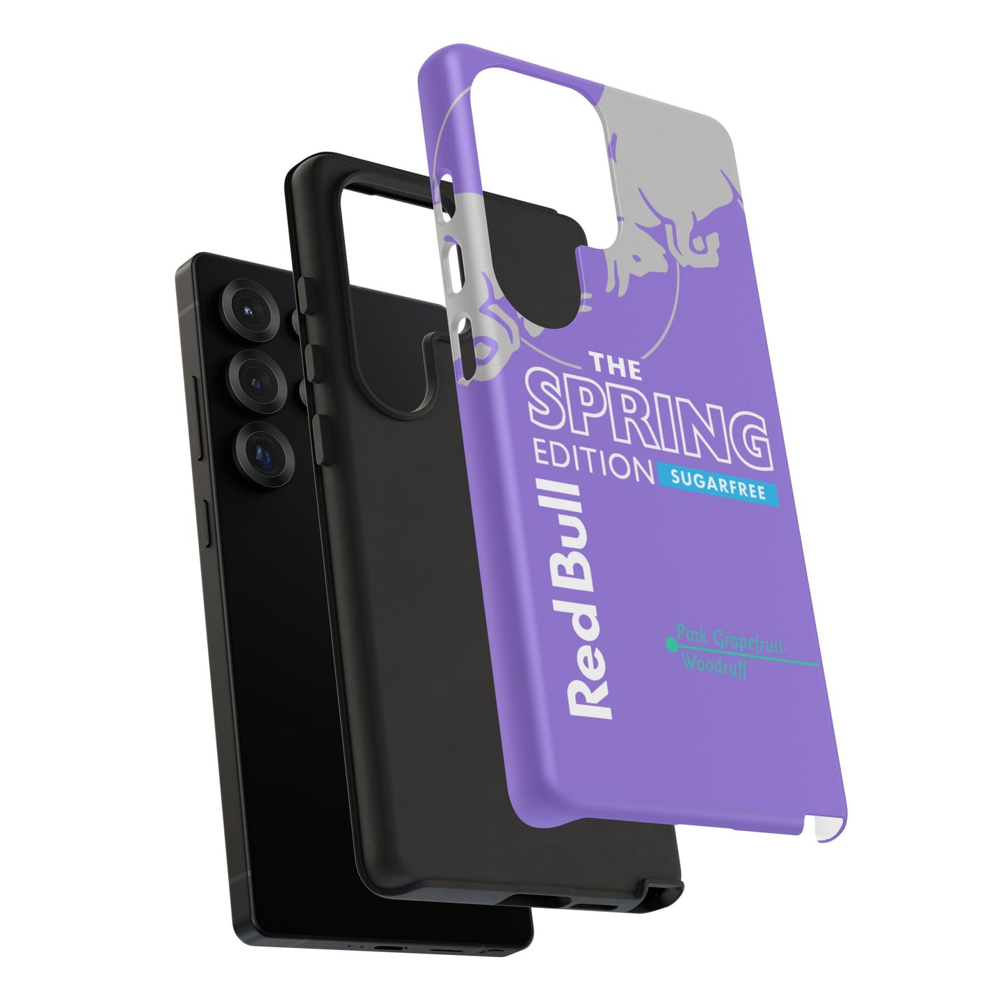 RedBull Purple Phone Case - Pink Grapefruit for Google Pixel and Samsung Cover