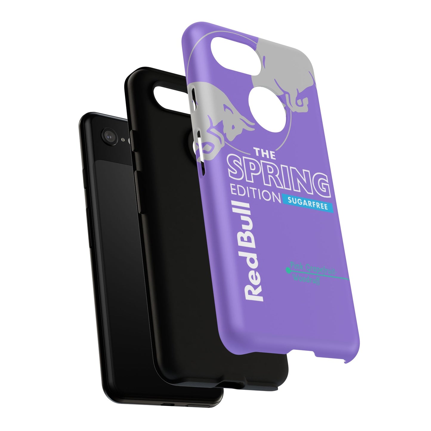 RedBull Purple Phone Case - Pink Grapefruit for Google Pixel and Samsung Cover