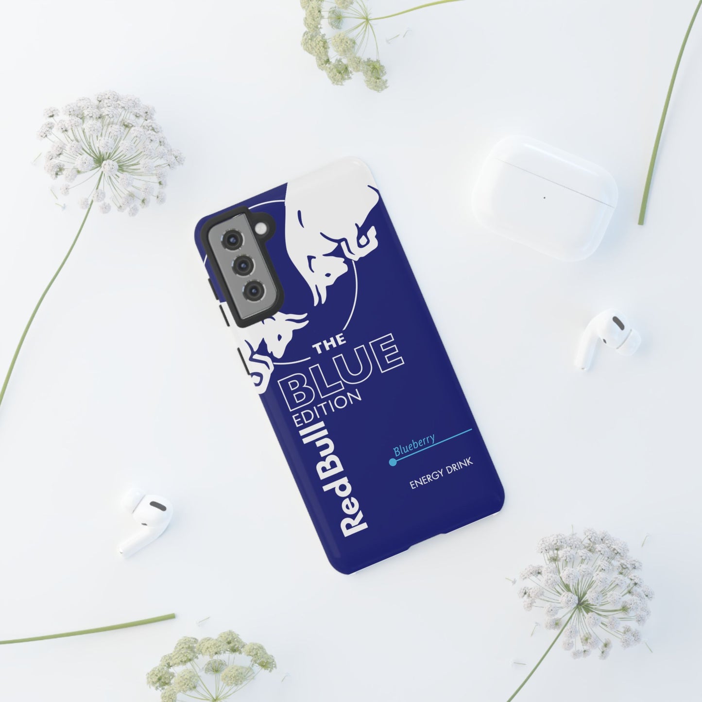 RedBull Blue Edition Blueberry Samsung Phone Cover & Google Pixel Phone Case