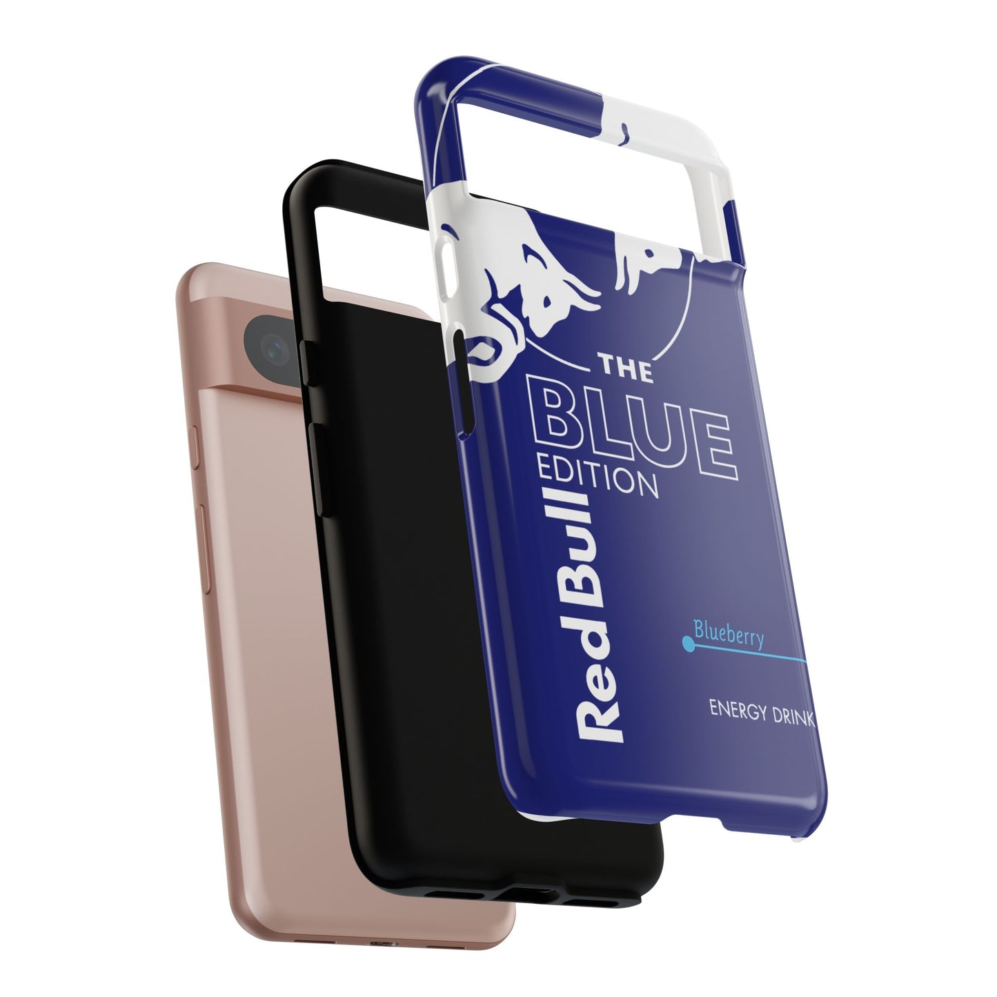 RedBull Blue Edition Blueberry Samsung Phone Cover & Google Pixel Phone Case
