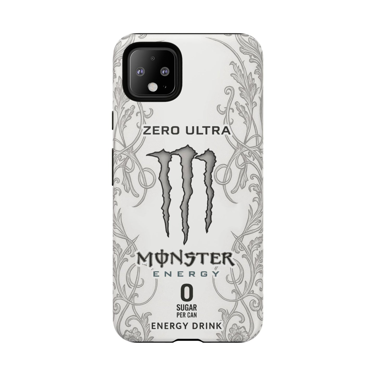 Monster White Ultra Energy Phone Case – For Samsung Galaxy & Google Pixel