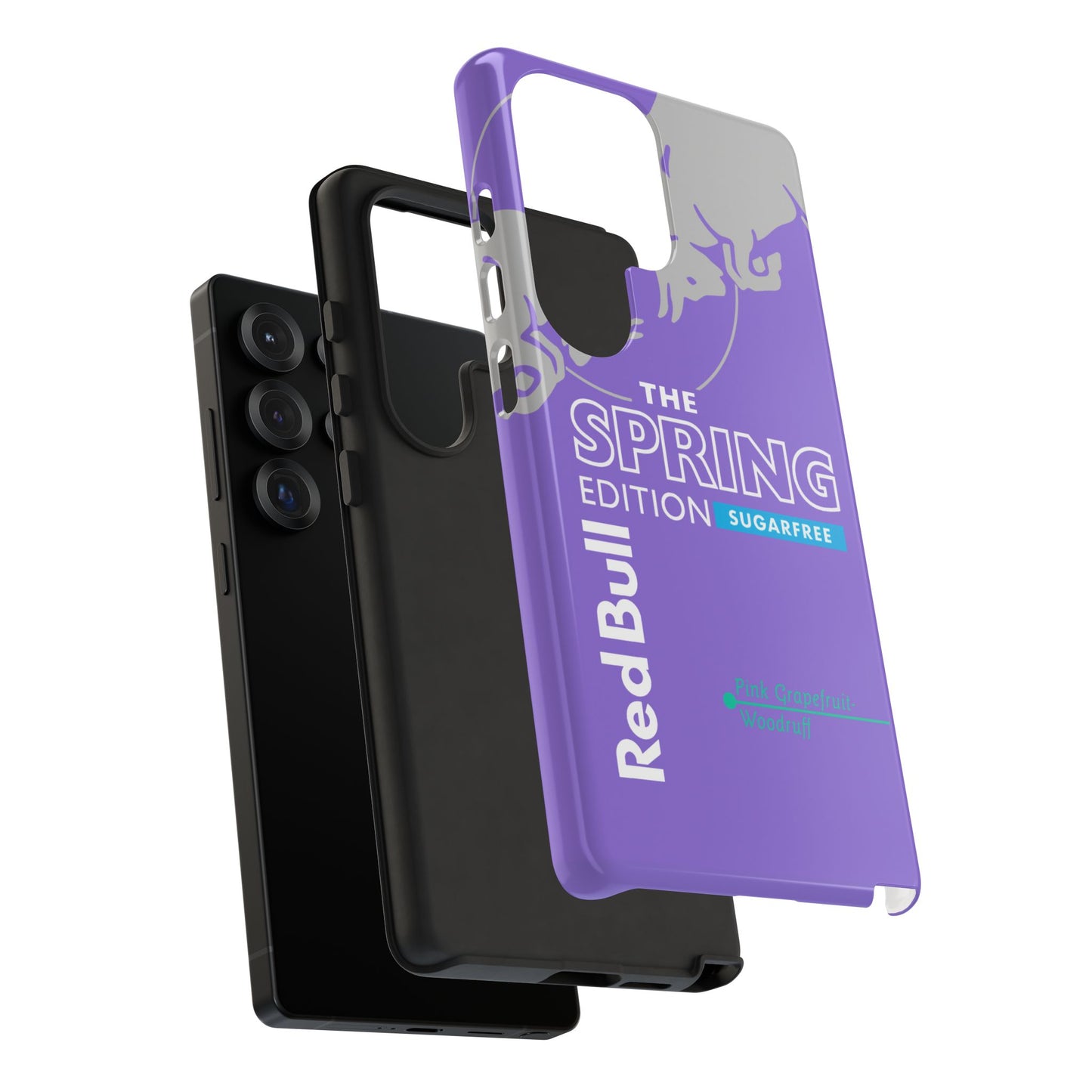 RedBull Purple Phone Case - Pink Grapefruit for Google Pixel and Samsung Cover