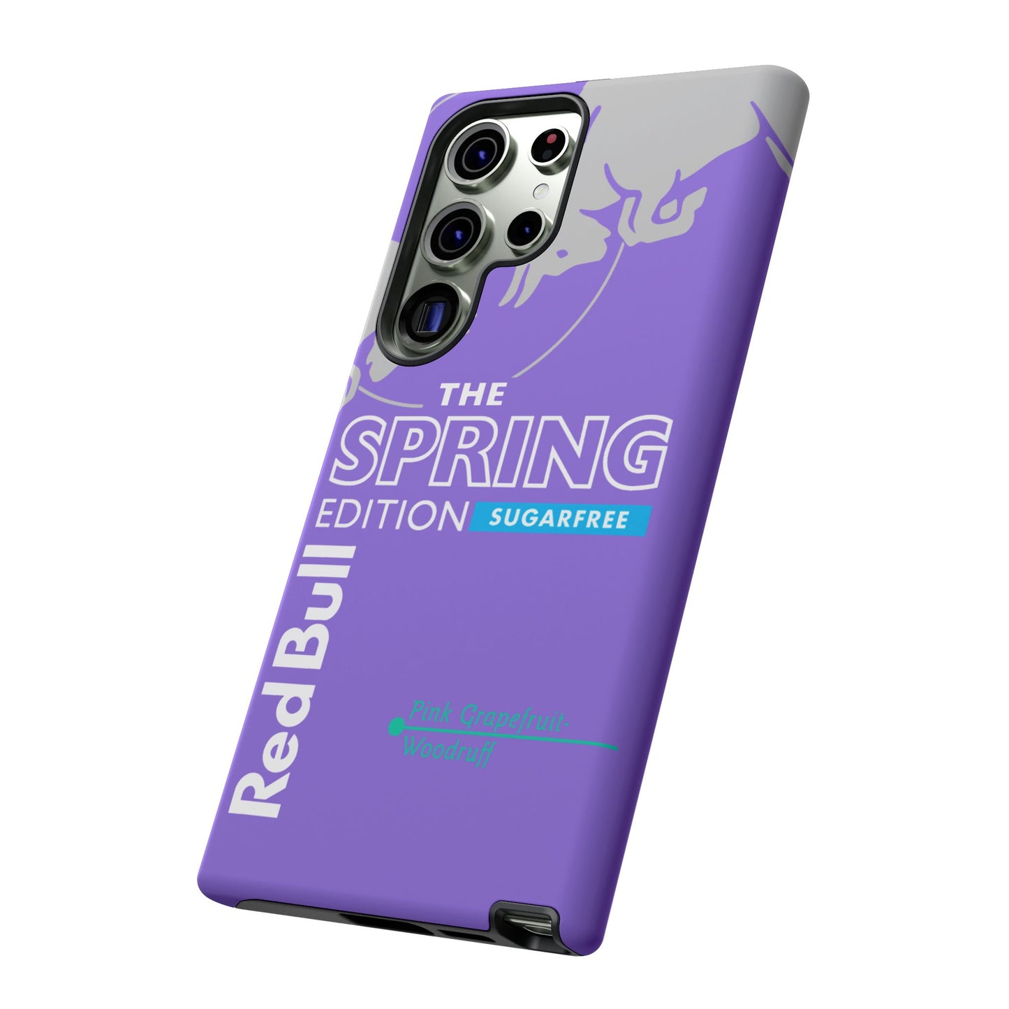 RedBull Purple Phone Case - Pink Grapefruit for Google Pixel and Samsung Cover