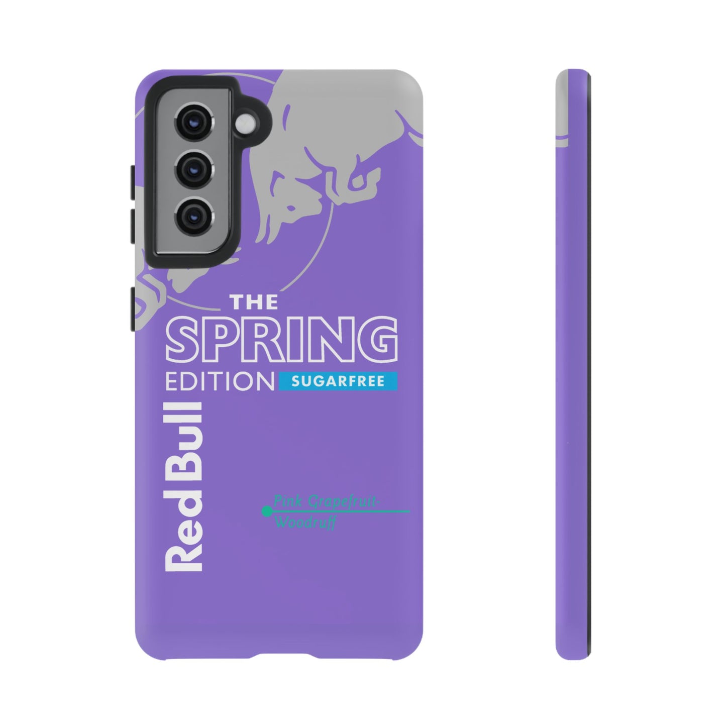 RedBull Purple Phone Case - Pink Grapefruit for Google Pixel and Samsung Cover