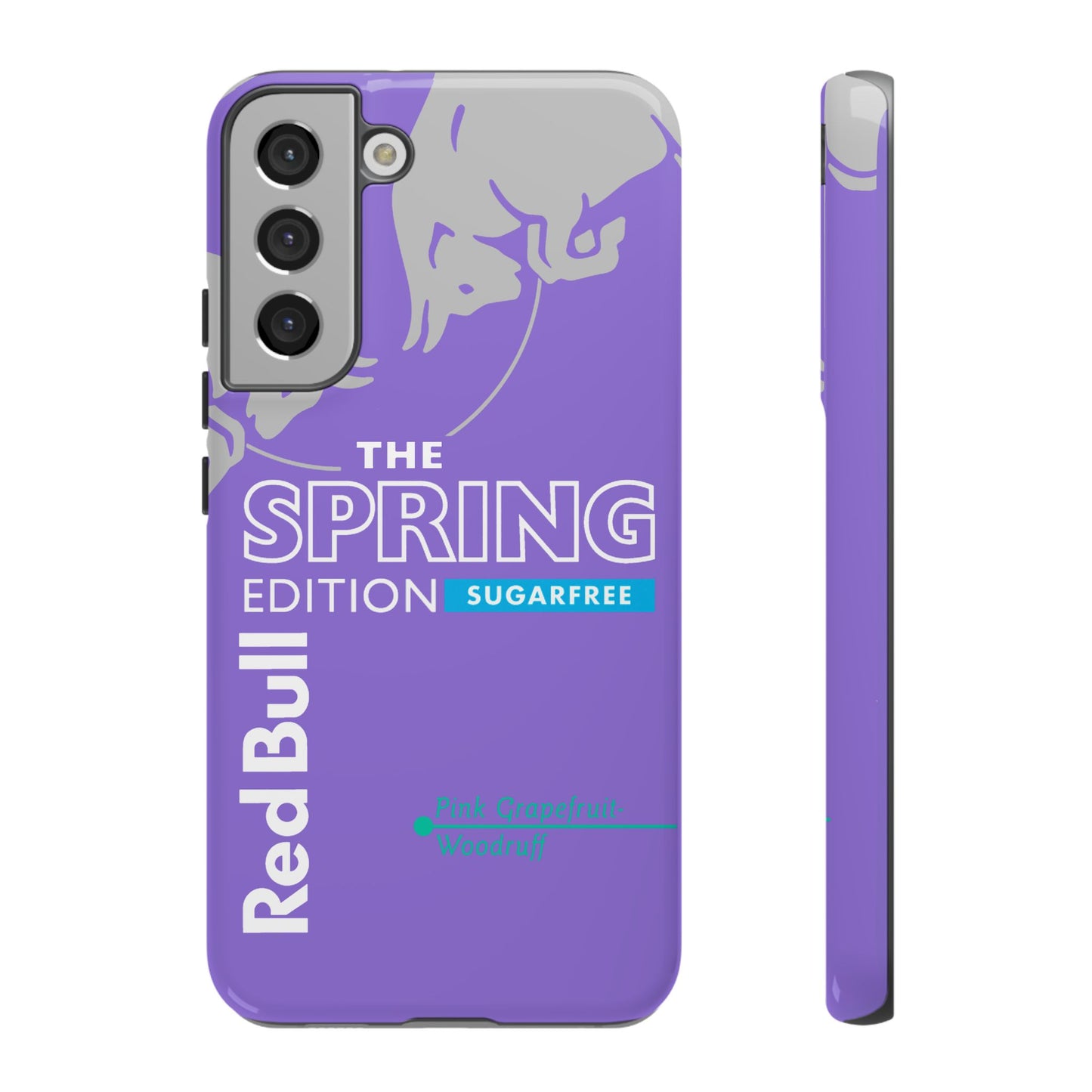 RedBull Purple Phone Case - Pink Grapefruit for Google Pixel and Samsung Cover