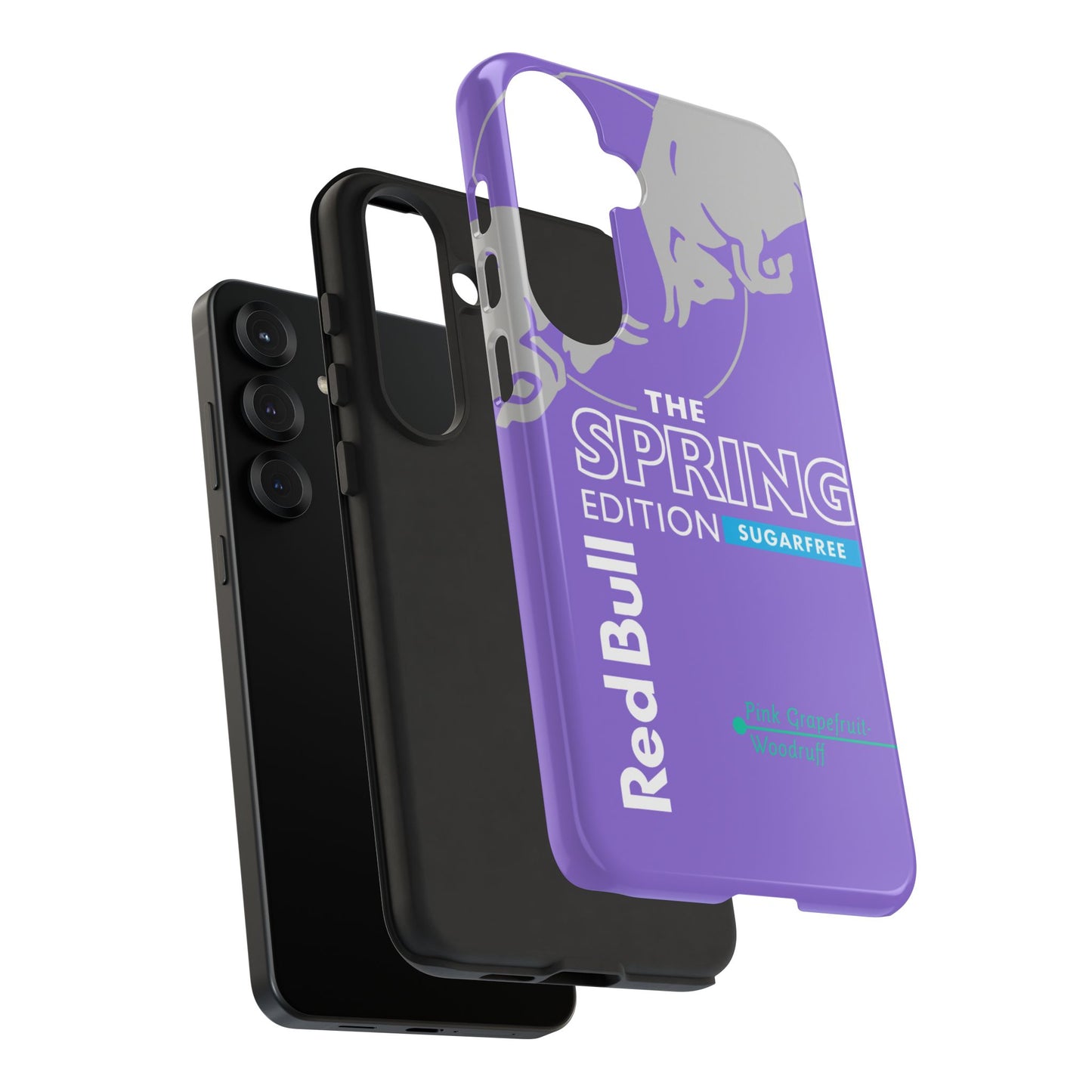 RedBull Purple Phone Case - Pink Grapefruit for Google Pixel and Samsung Cover