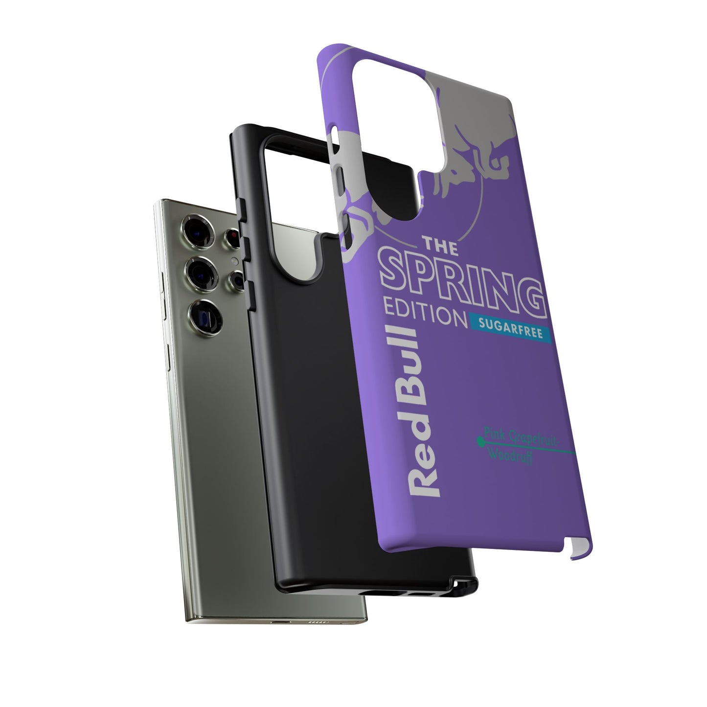 RedBull Purple Phone Case - Pink Grapefruit for Google Pixel and Samsung Cover