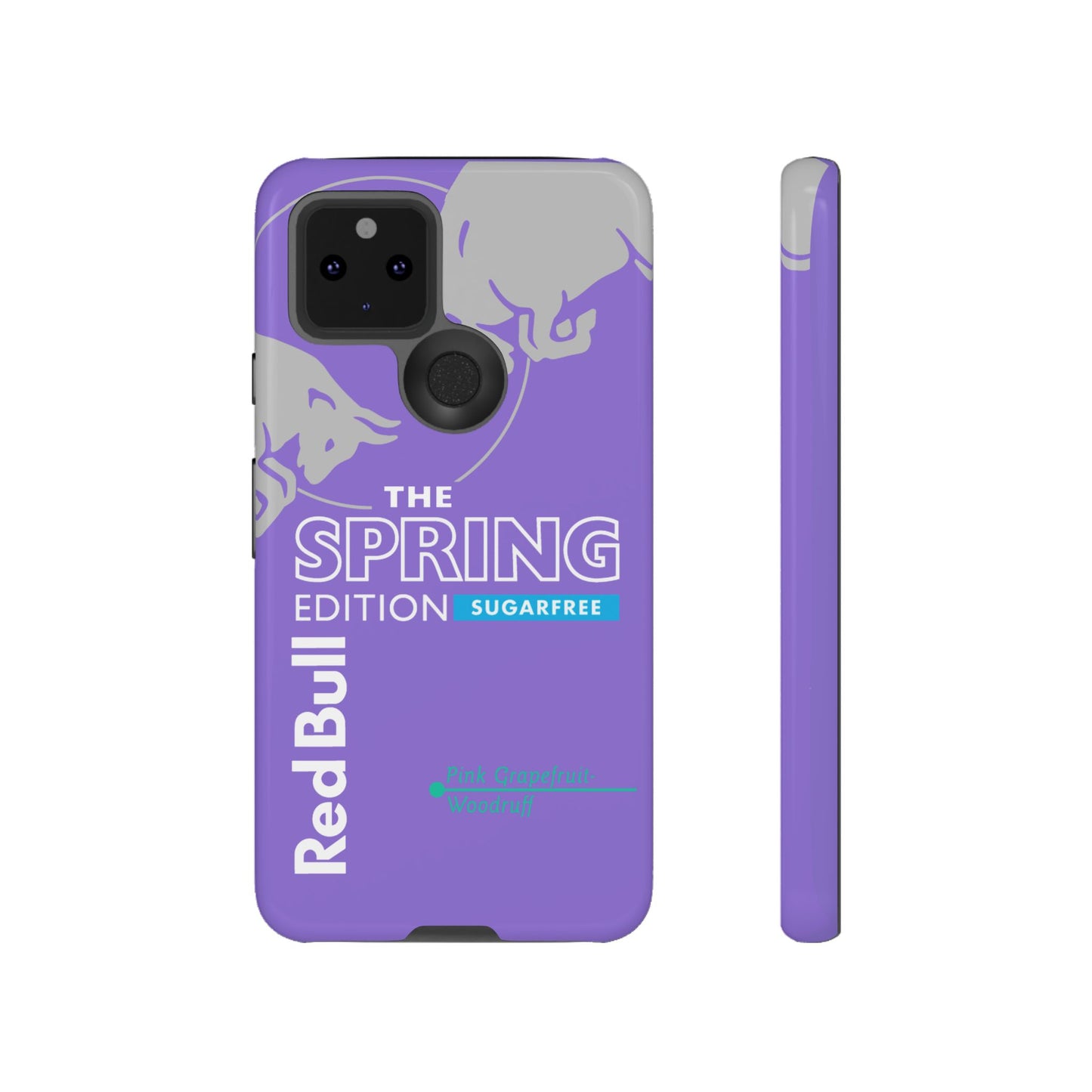 RedBull Purple Phone Case - Pink Grapefruit for Google Pixel and Samsung Cover
