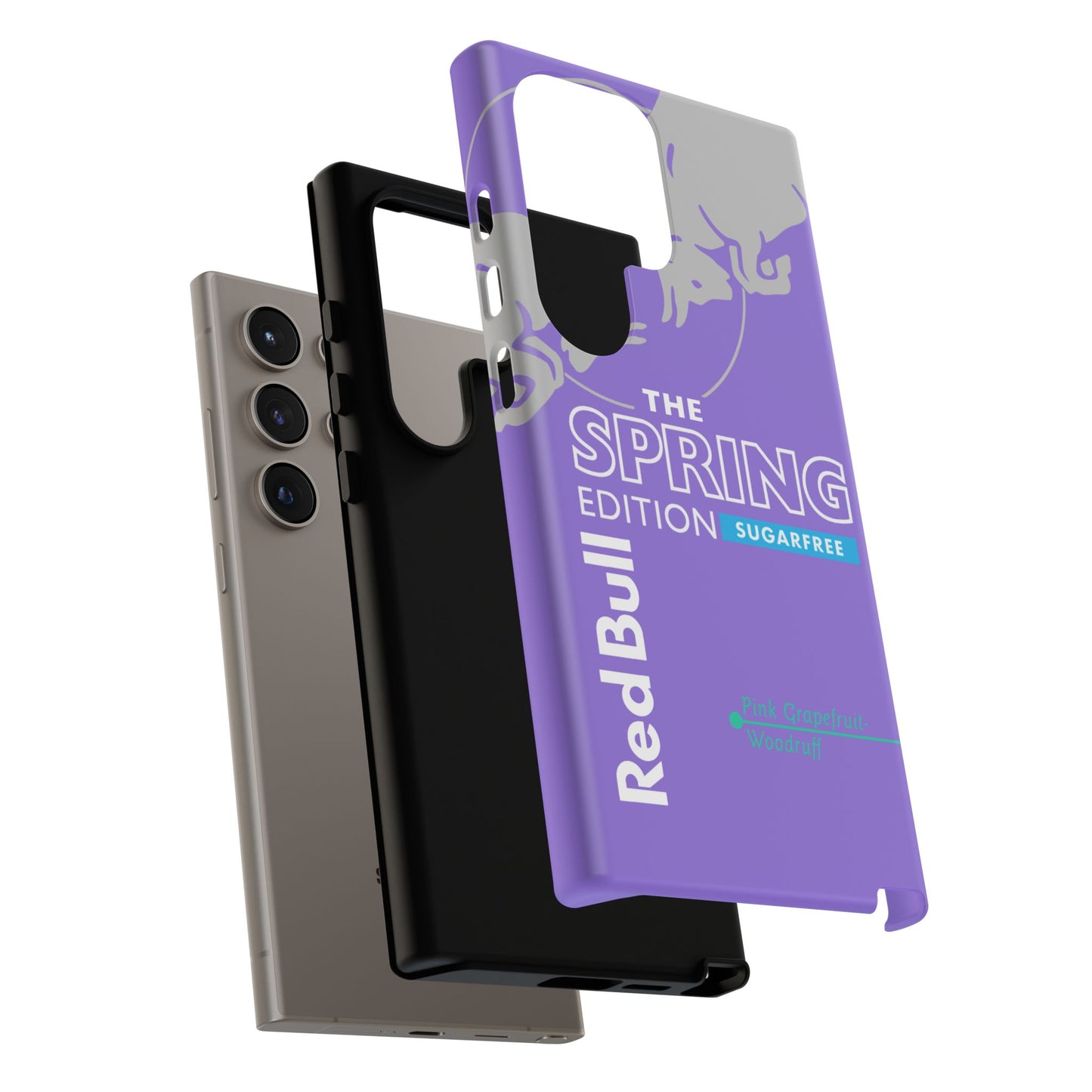 RedBull Purple Phone Case - Pink Grapefruit for Google Pixel and Samsung Cover