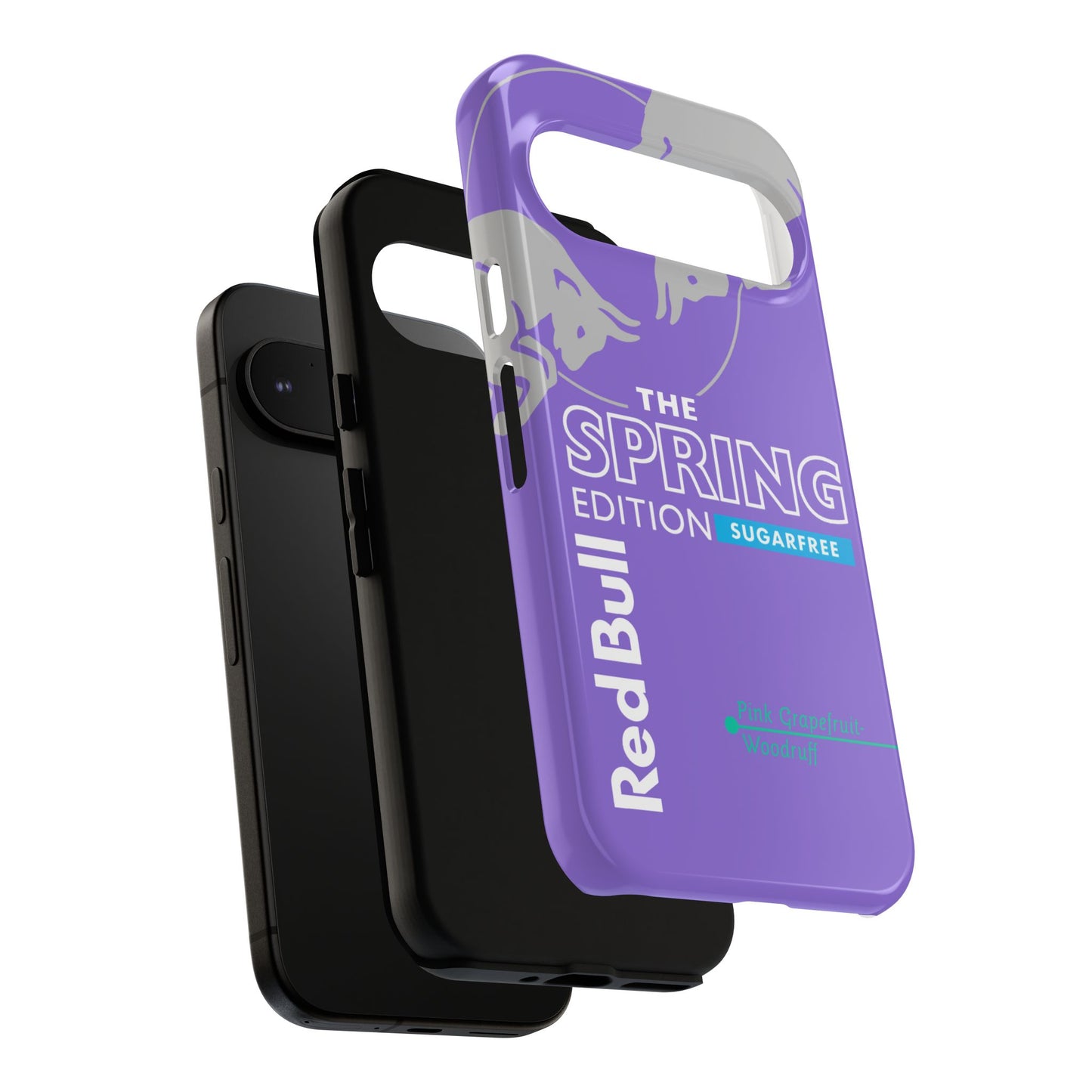 RedBull Purple Phone Case - Pink Grapefruit for Google Pixel and Samsung Cover