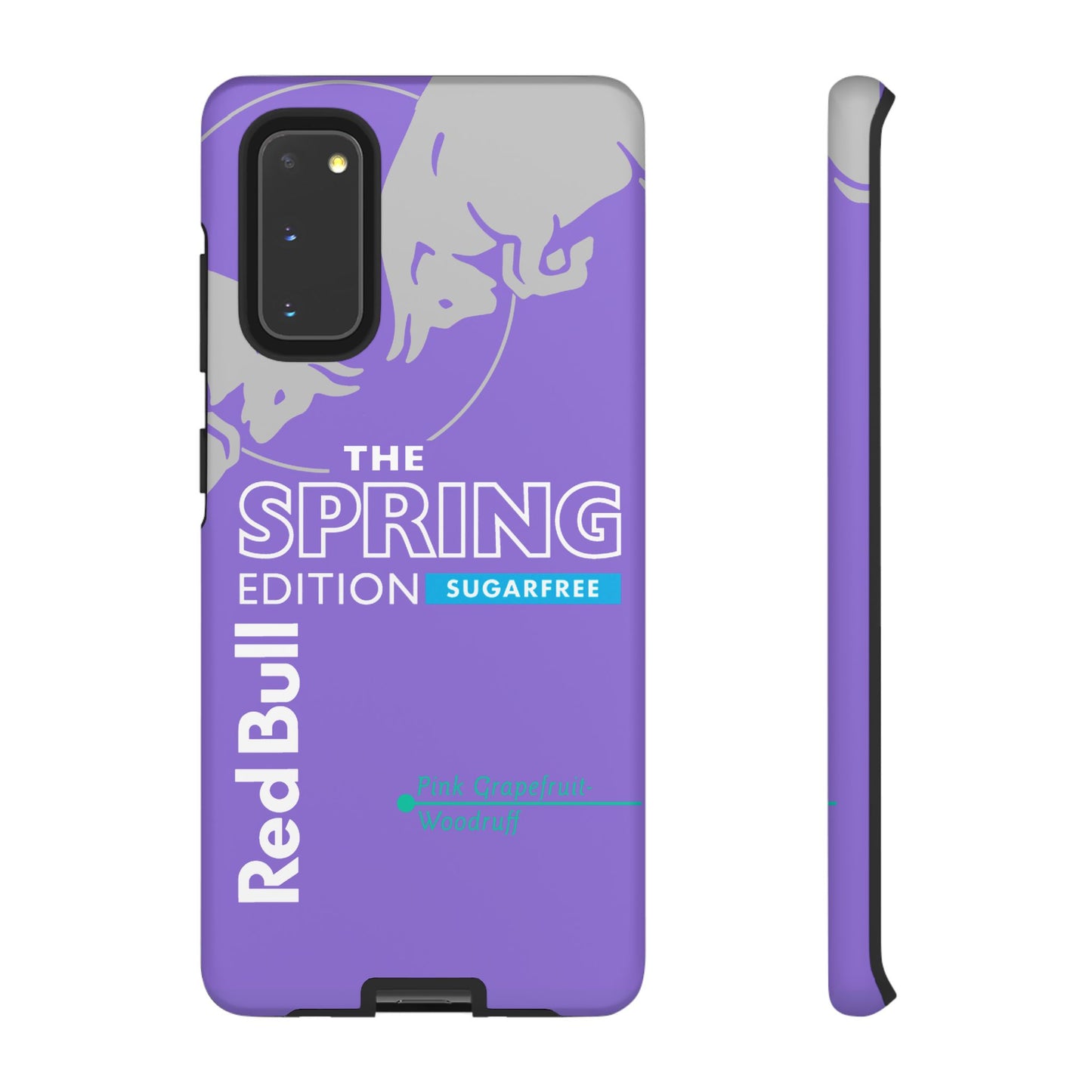 RedBull Purple Phone Case - Pink Grapefruit for Google Pixel and Samsung Cover
