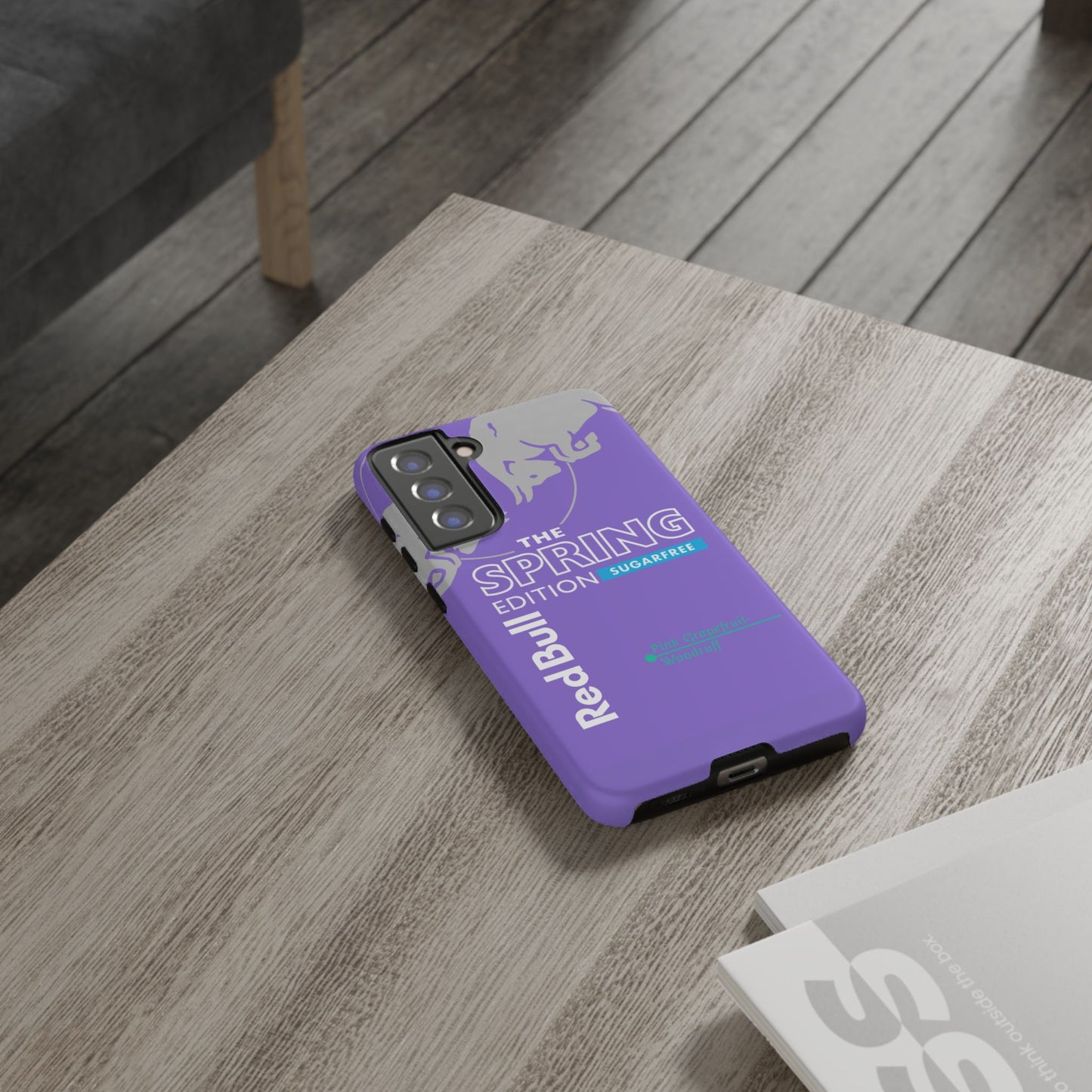 RedBull Purple Phone Case - Pink Grapefruit for Google Pixel and Samsung Cover