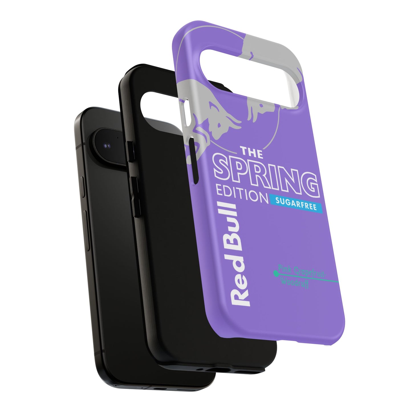 RedBull Purple Phone Case - Pink Grapefruit for Google Pixel and Samsung Cover