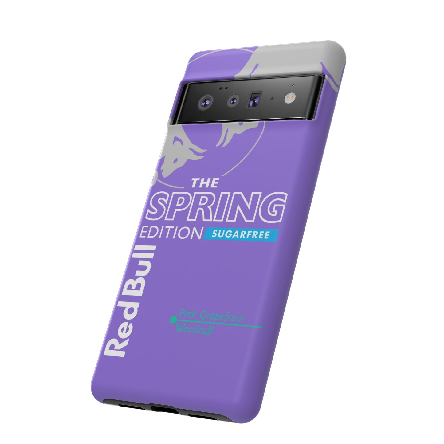 RedBull Purple Phone Case - Pink Grapefruit for Google Pixel and Samsung Cover