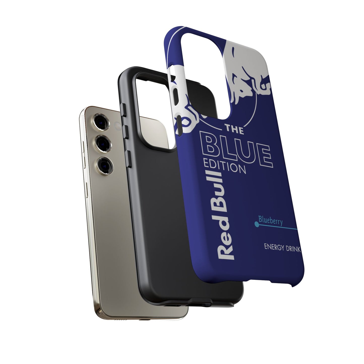 RedBull Blue Edition Blueberry Samsung Phone Cover & Google Pixel Phone Case